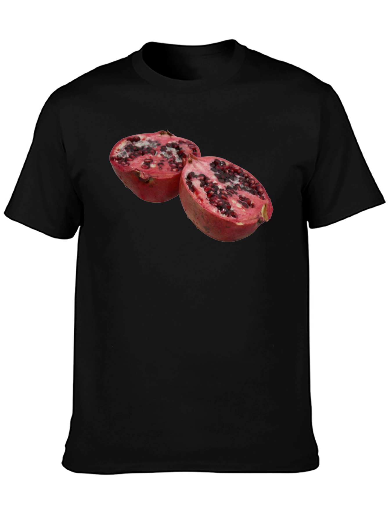 Pomegranate Graphic Black T-Shirt