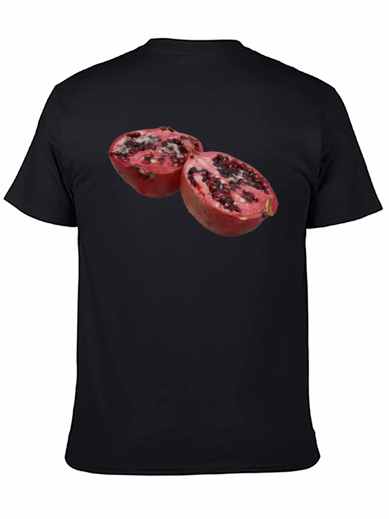 Pomegranate Graphic Black T-Shirt