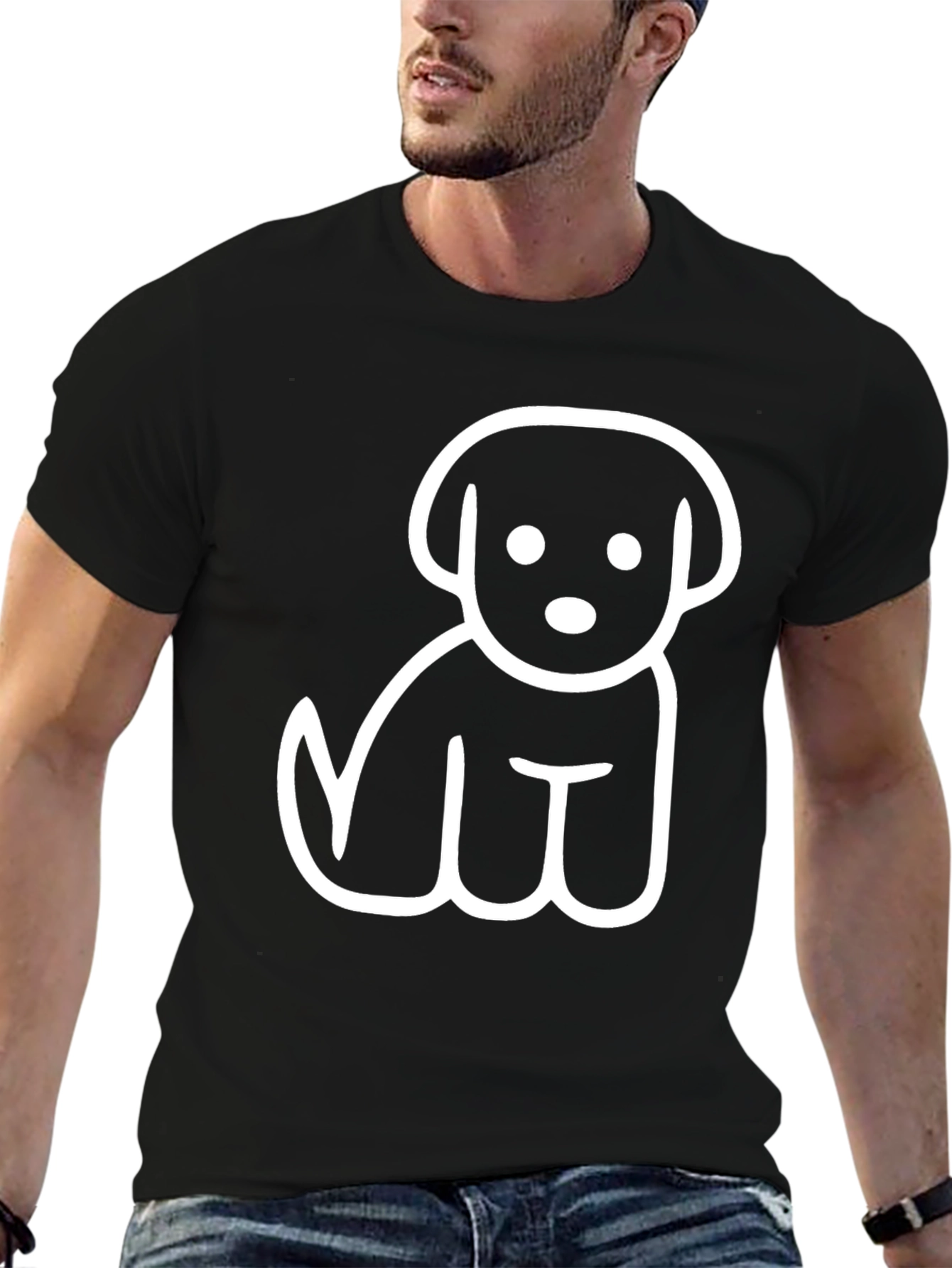 Dog Graphic T-Shirt - Cute Puppy Tee
