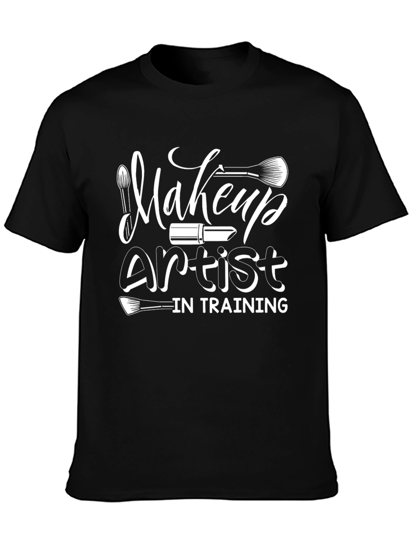 Makeup Artist in Training Black Graphic Tee
