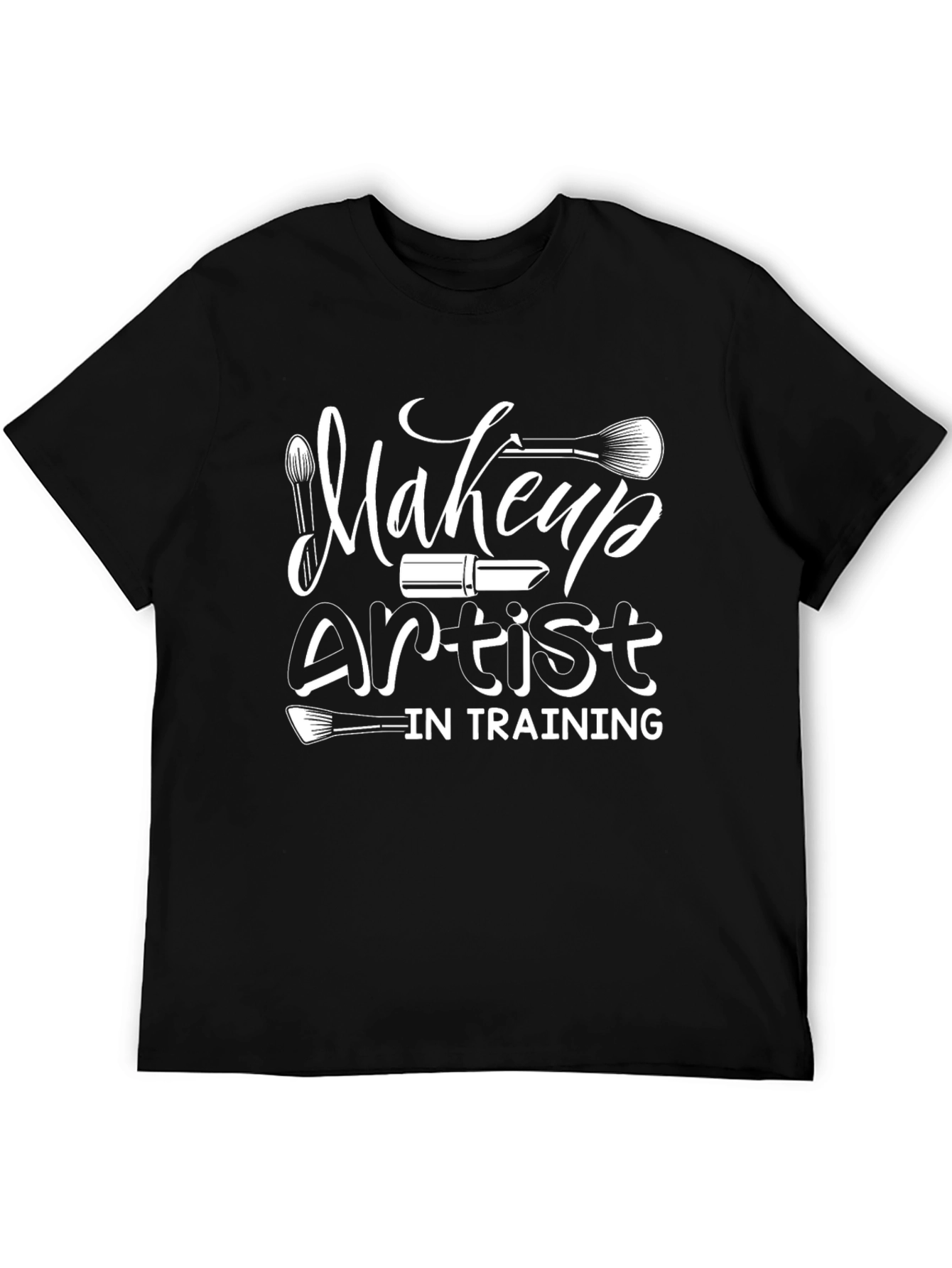 Makeup Artist in Training Black Graphic Tee