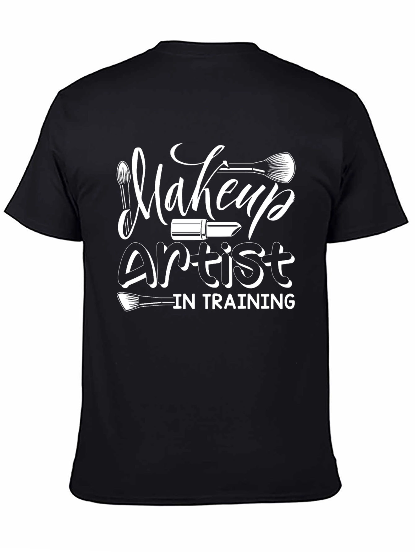 Makeup Artist in Training Black Graphic Tee