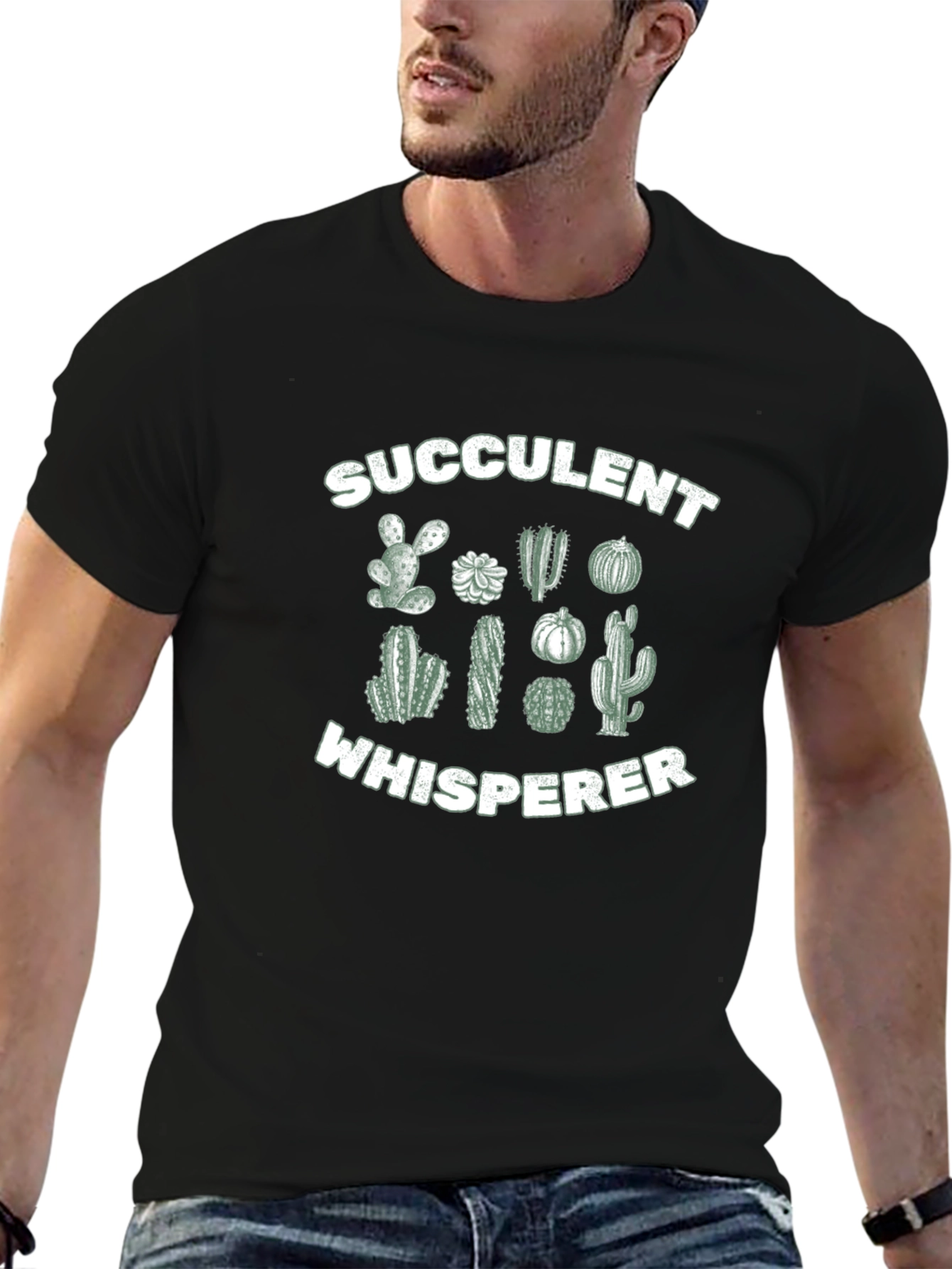 Succulent Whisperer Graphic Tee - Plant Lover Shirt