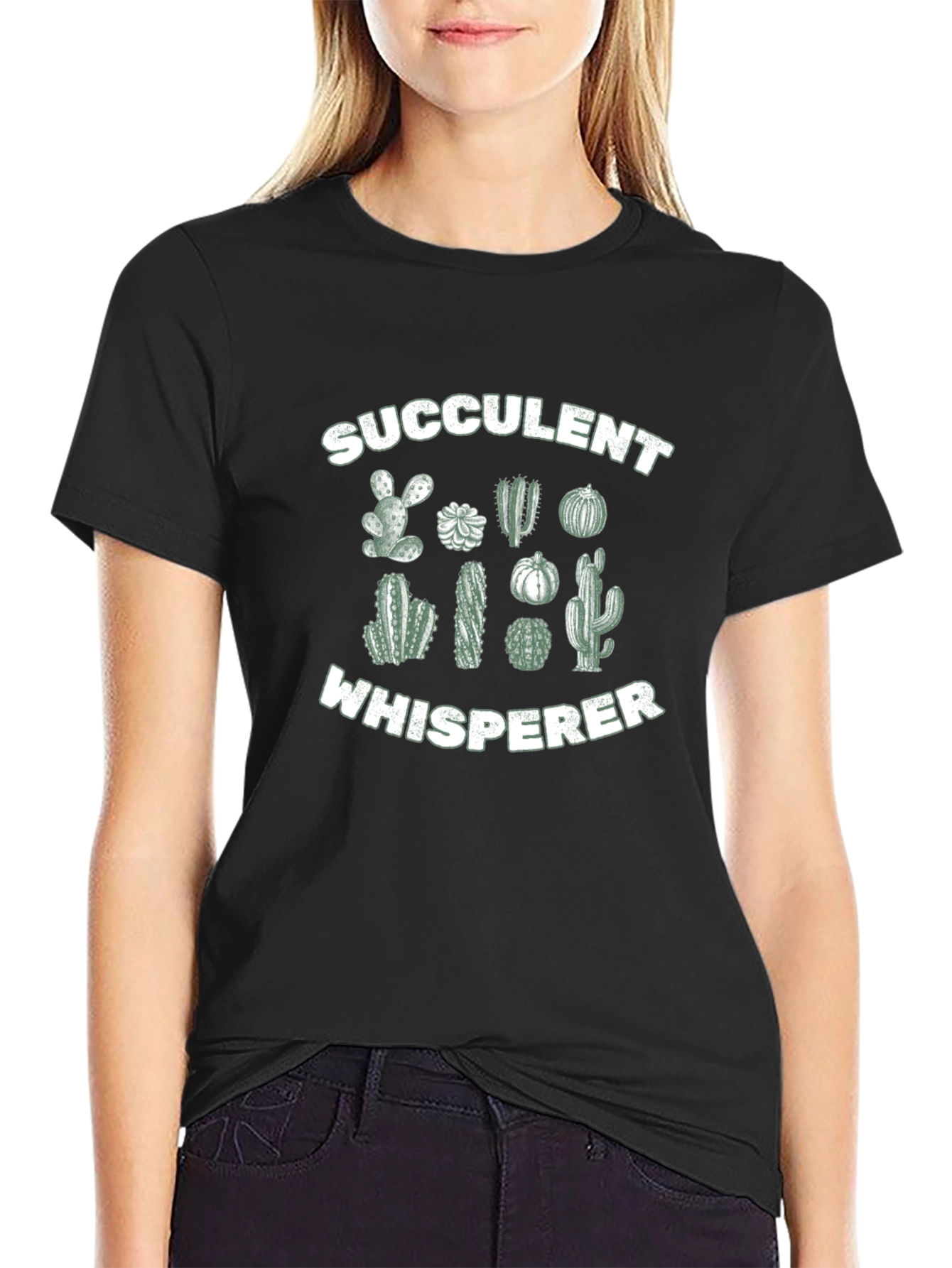 Succulent Whisperer Graphic Tee - Plant Lover Shirt