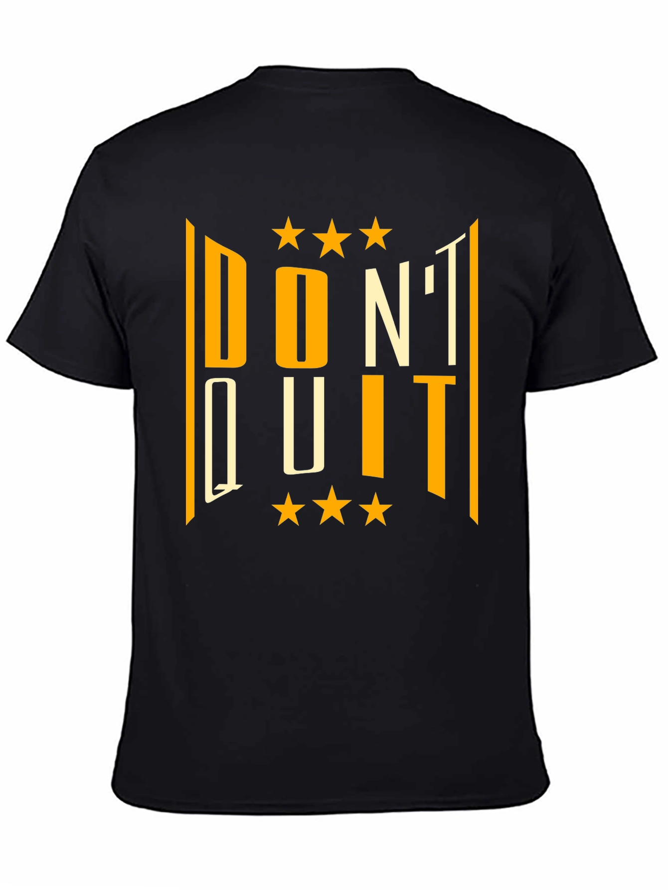 Dont Quit Black Graphic T-Shirt