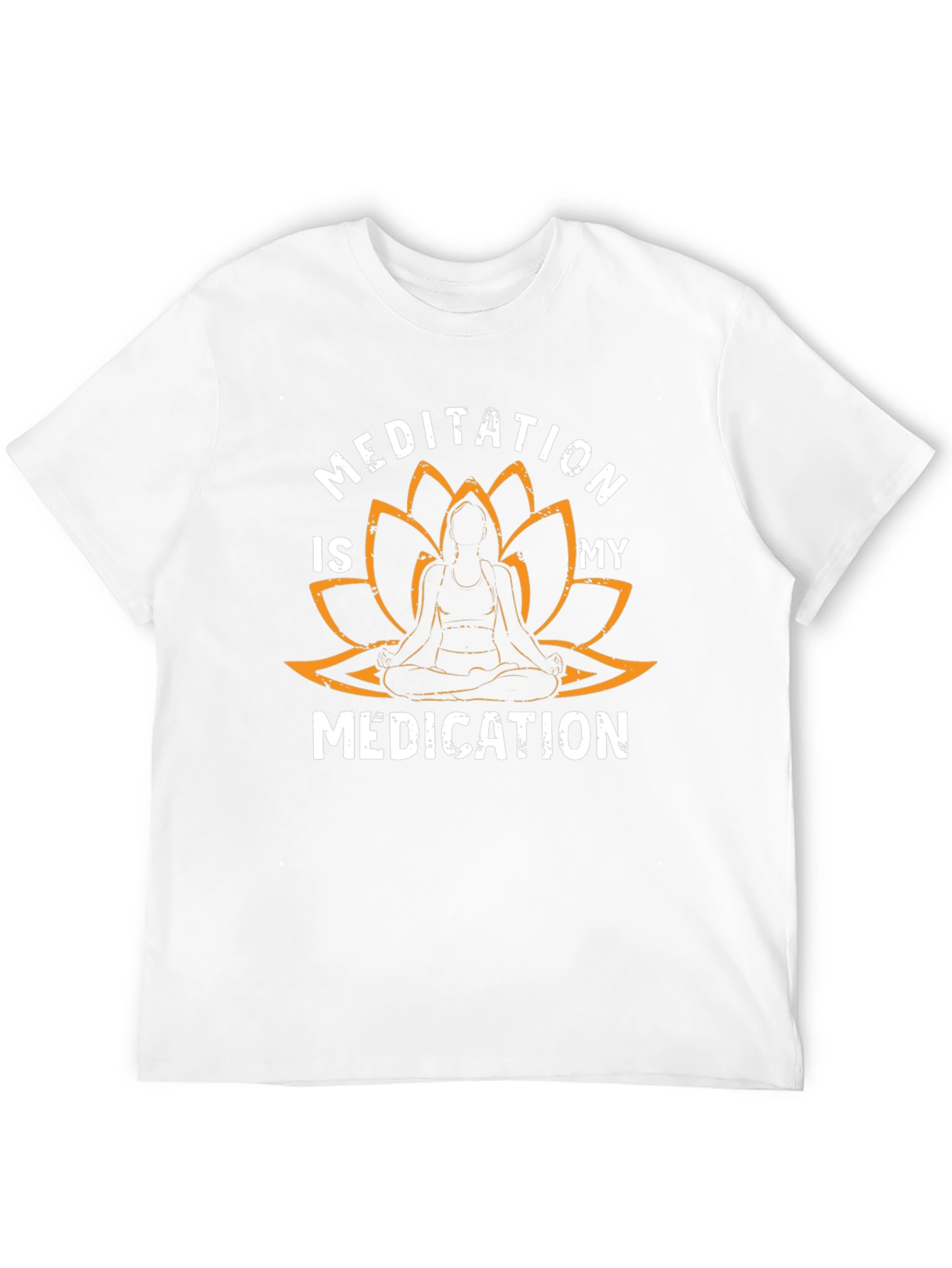 Meditation is My Medication Graphic Tee - Black