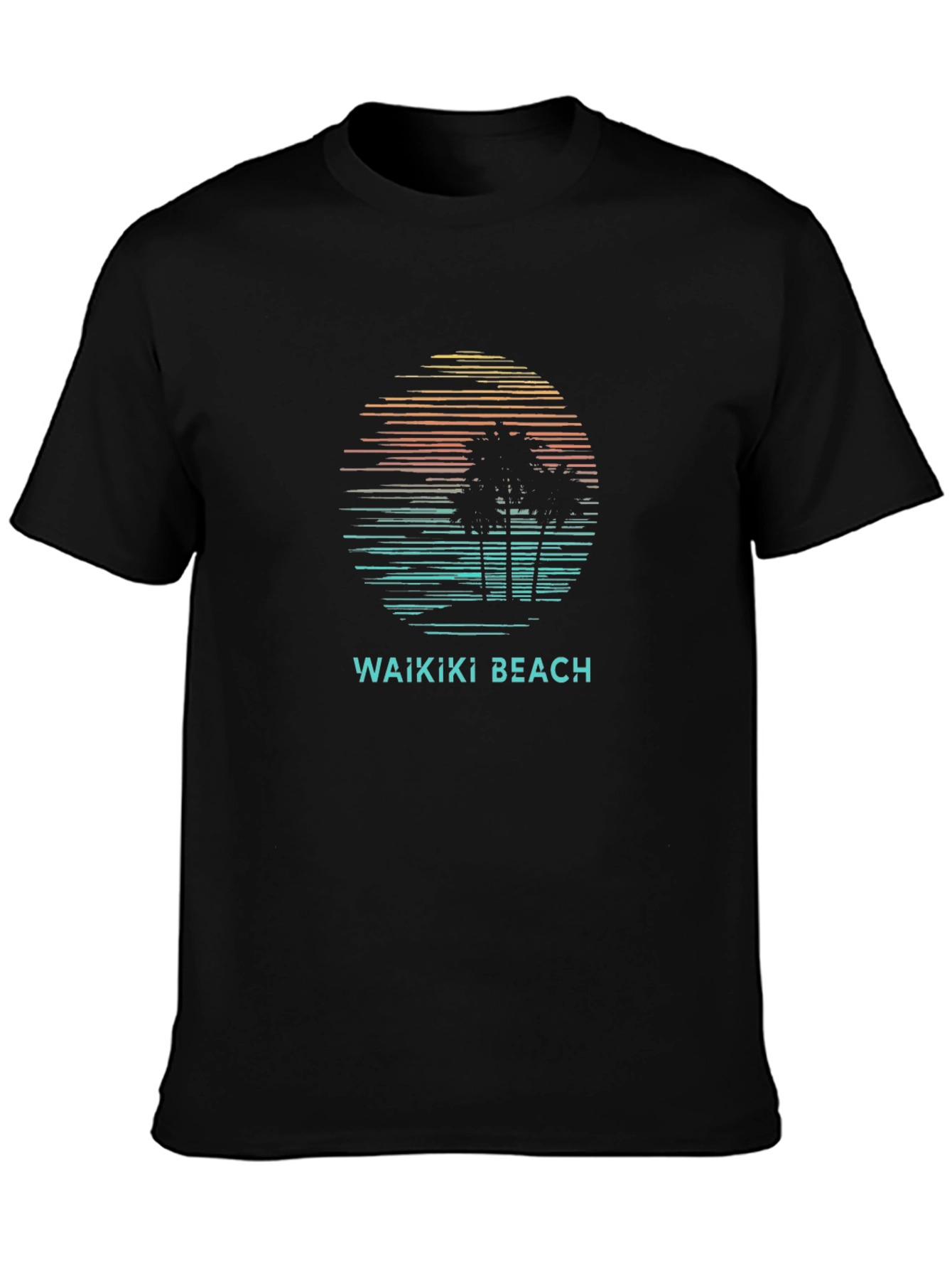 Waikiki Beach T-Shirt - Island Style Tee