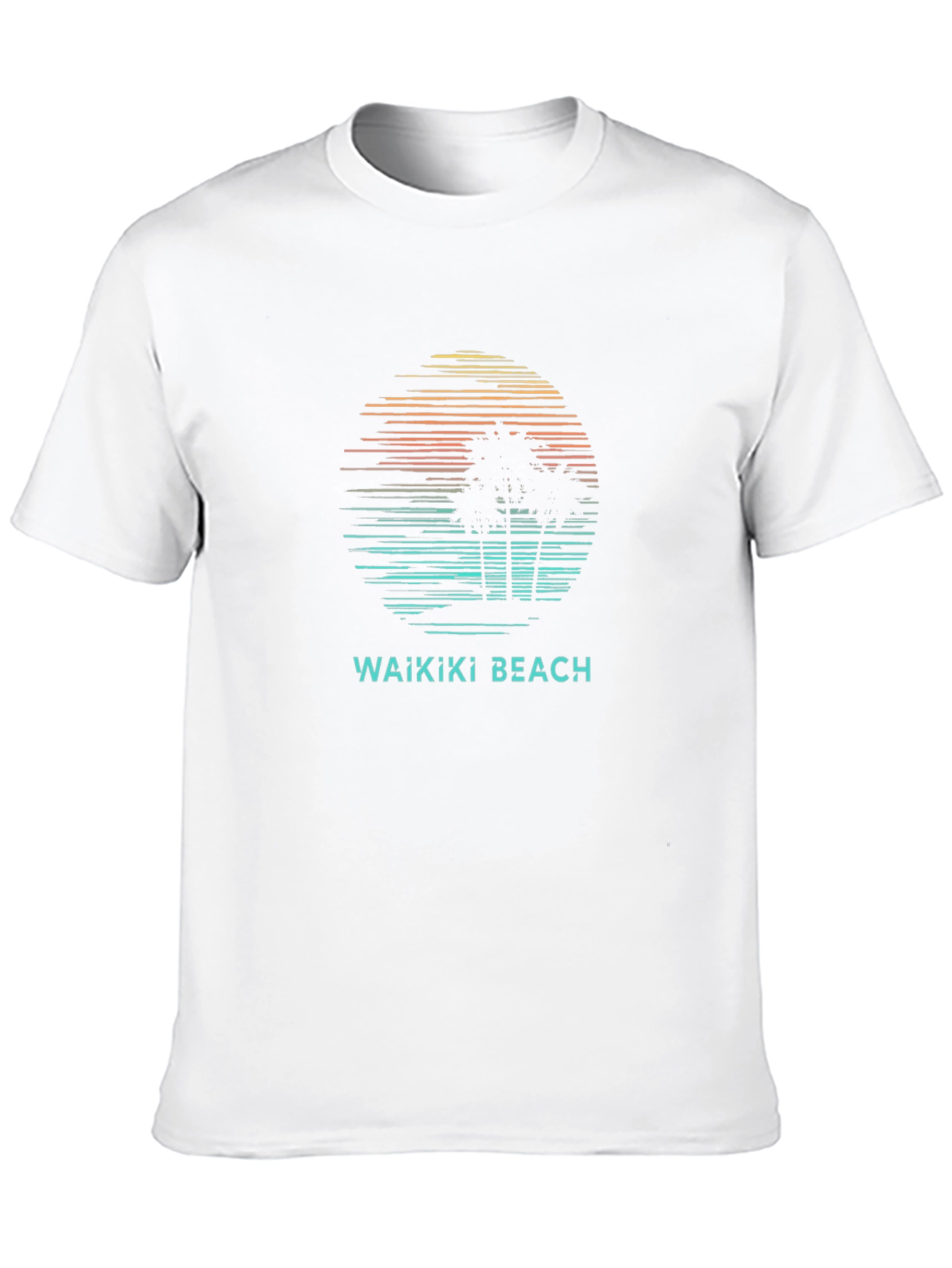 Waikiki Beach T-Shirt - Island Style Tee