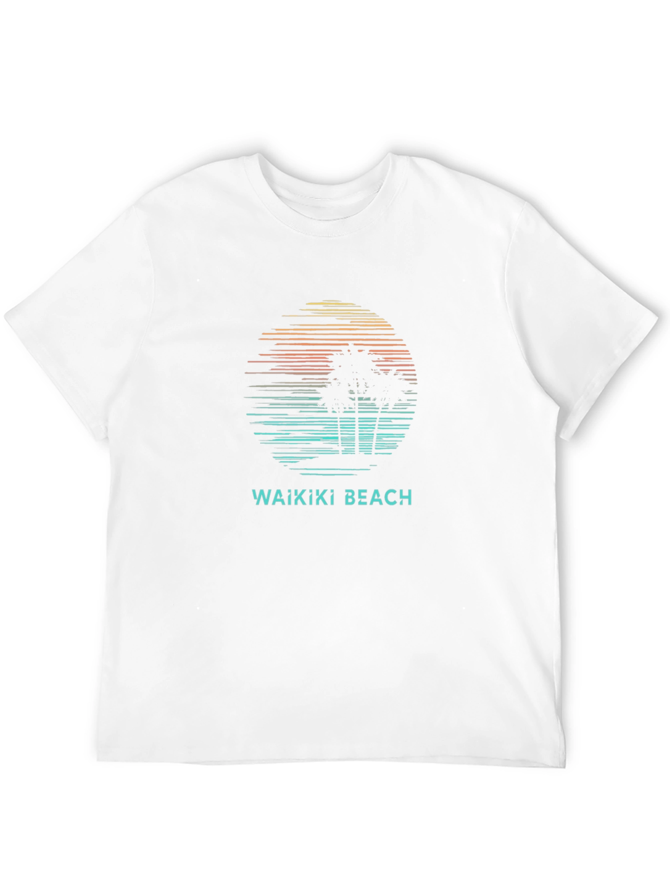 Waikiki Beach T-Shirt - Island Style Tee