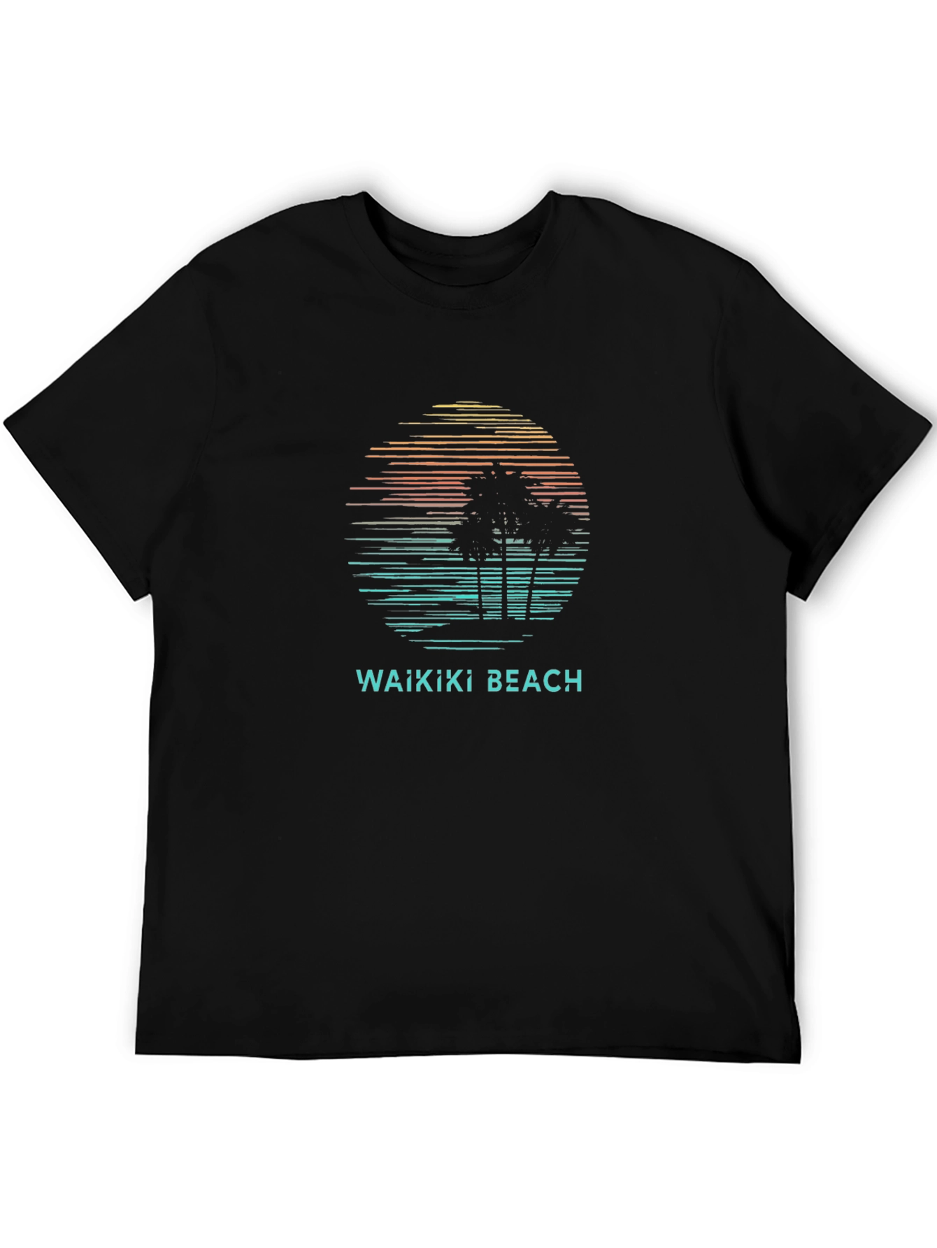 Waikiki Beach T-Shirt - Island Style Tee