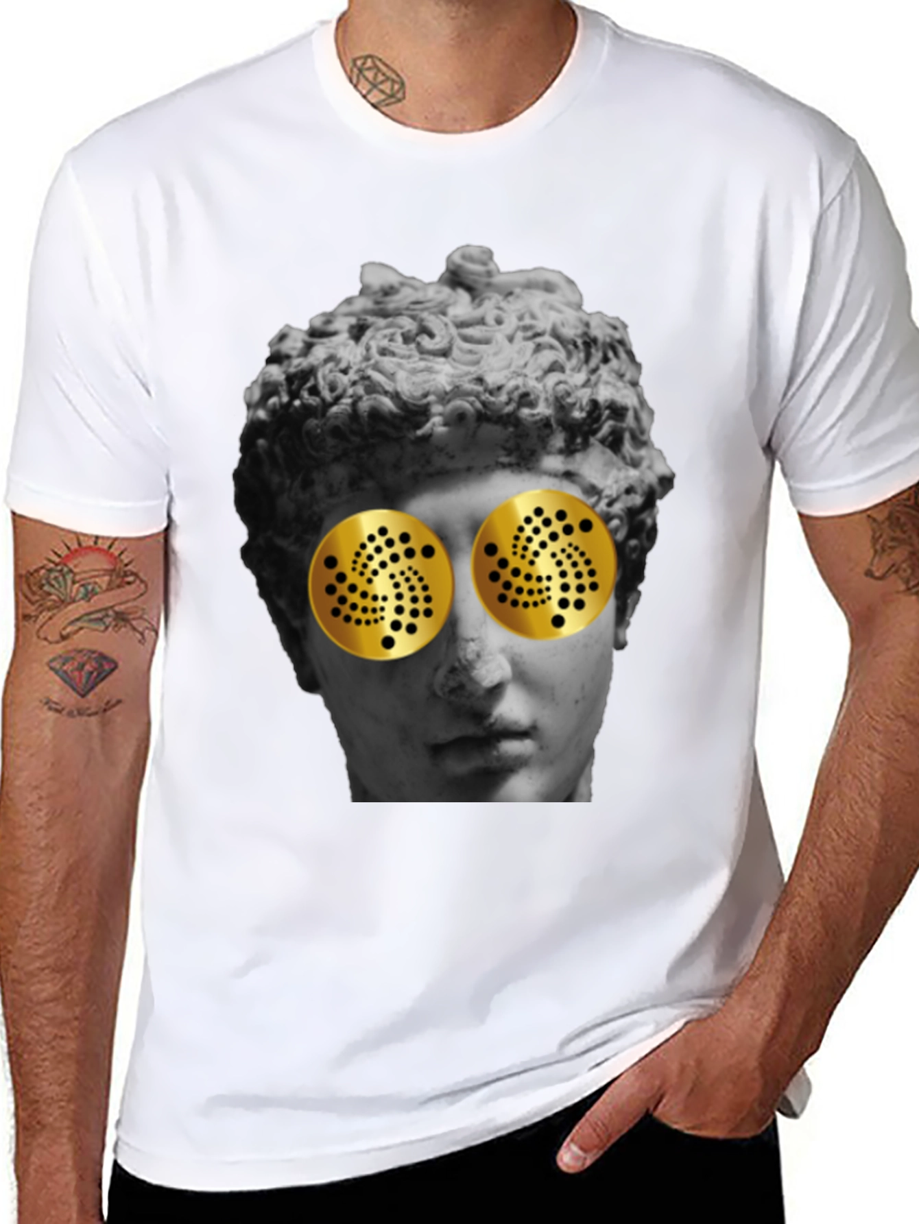 Statue Head Graphic Tee