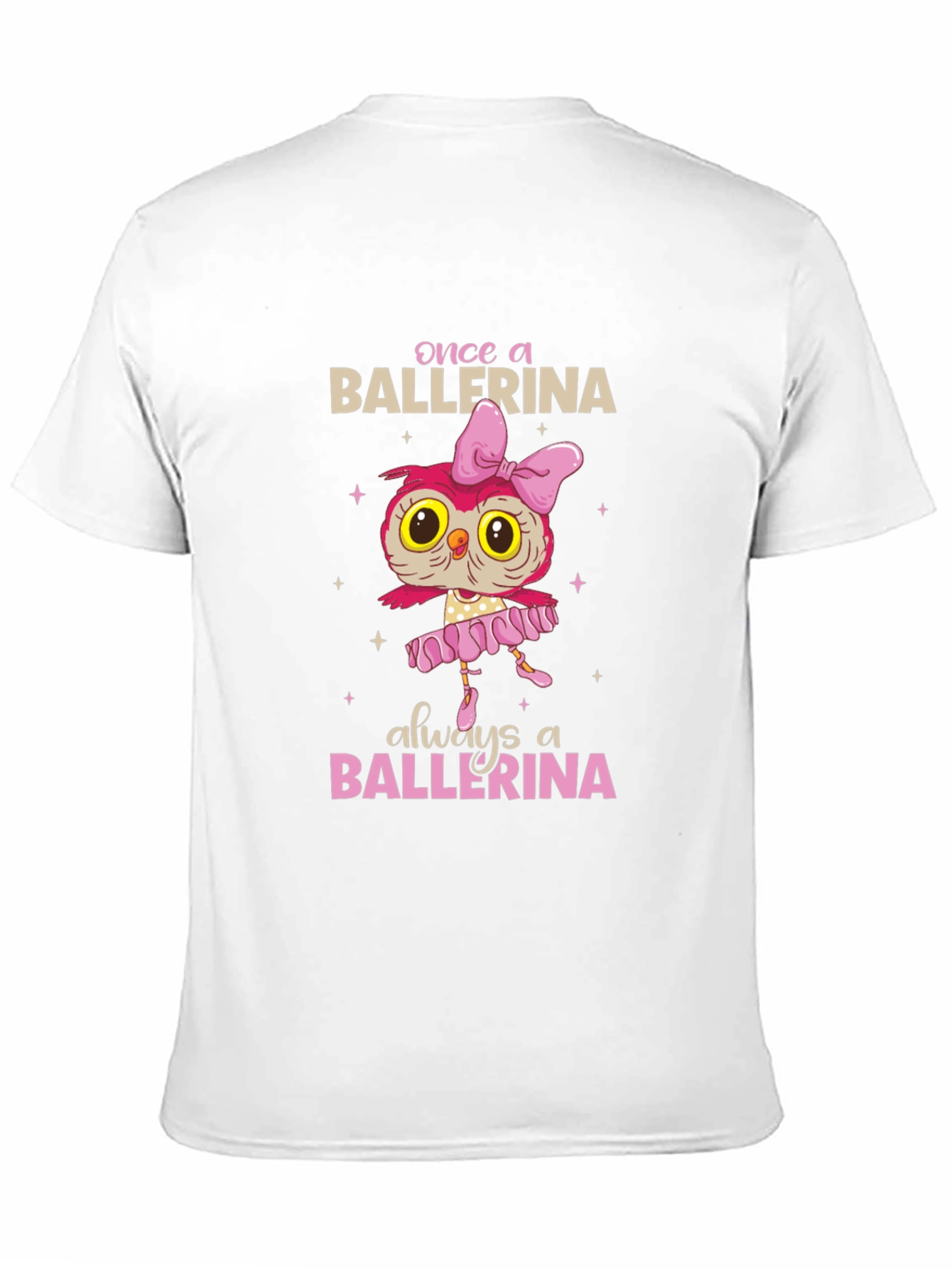 Ballerina Owl Graphic T-Shirt