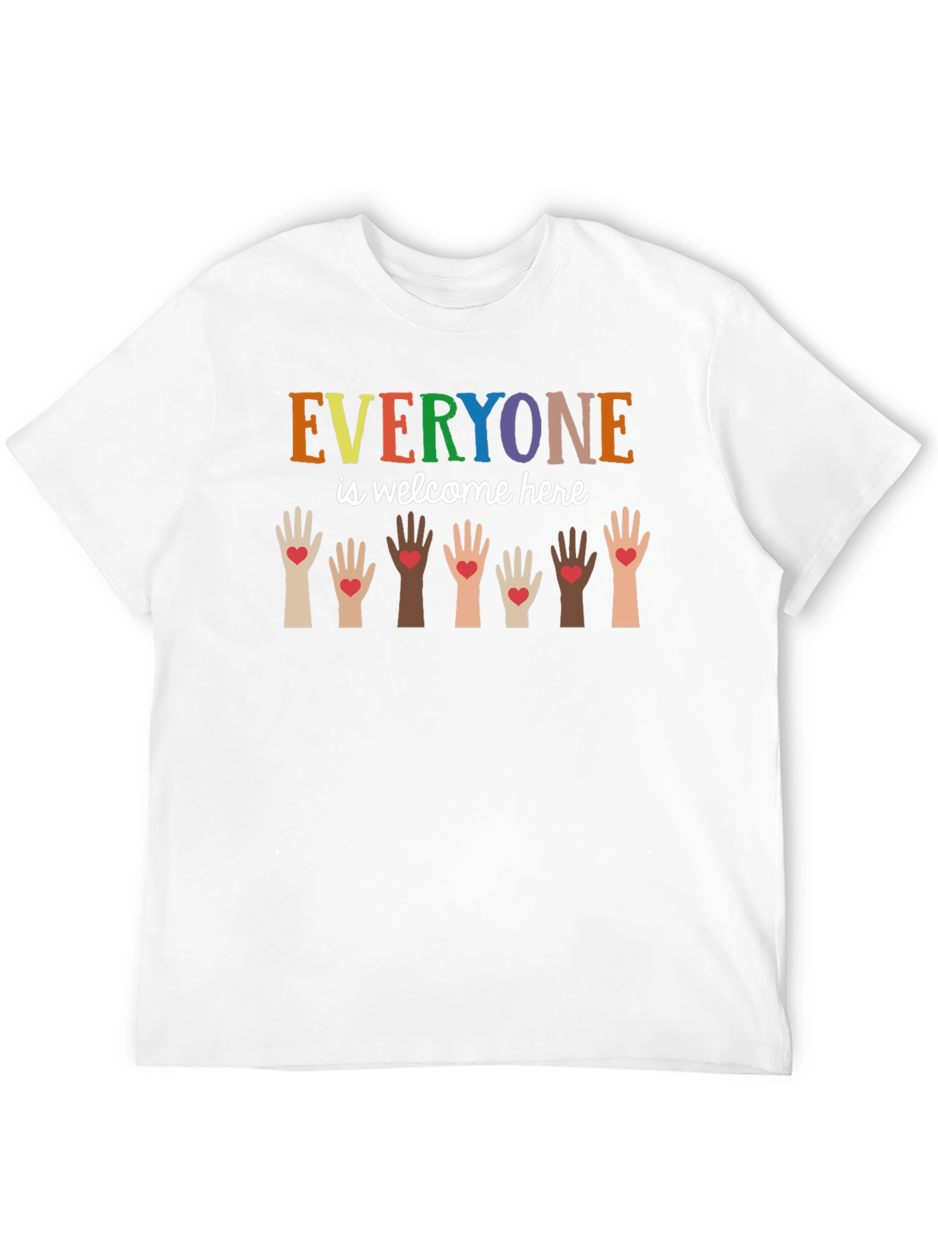 Everyone is Welcome Here Graphic Tee