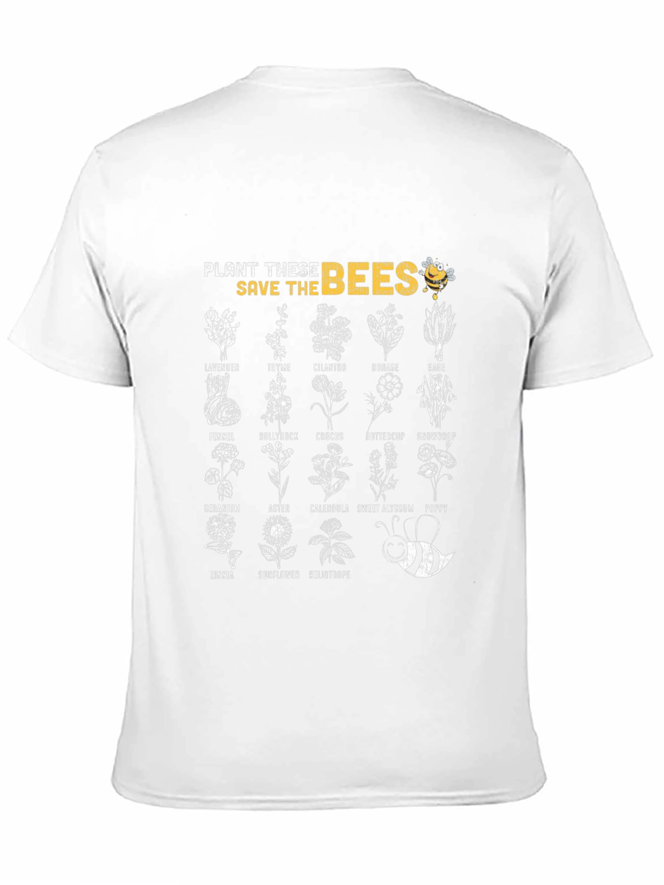 Plant These Save The Bees Graphic T-Shirt