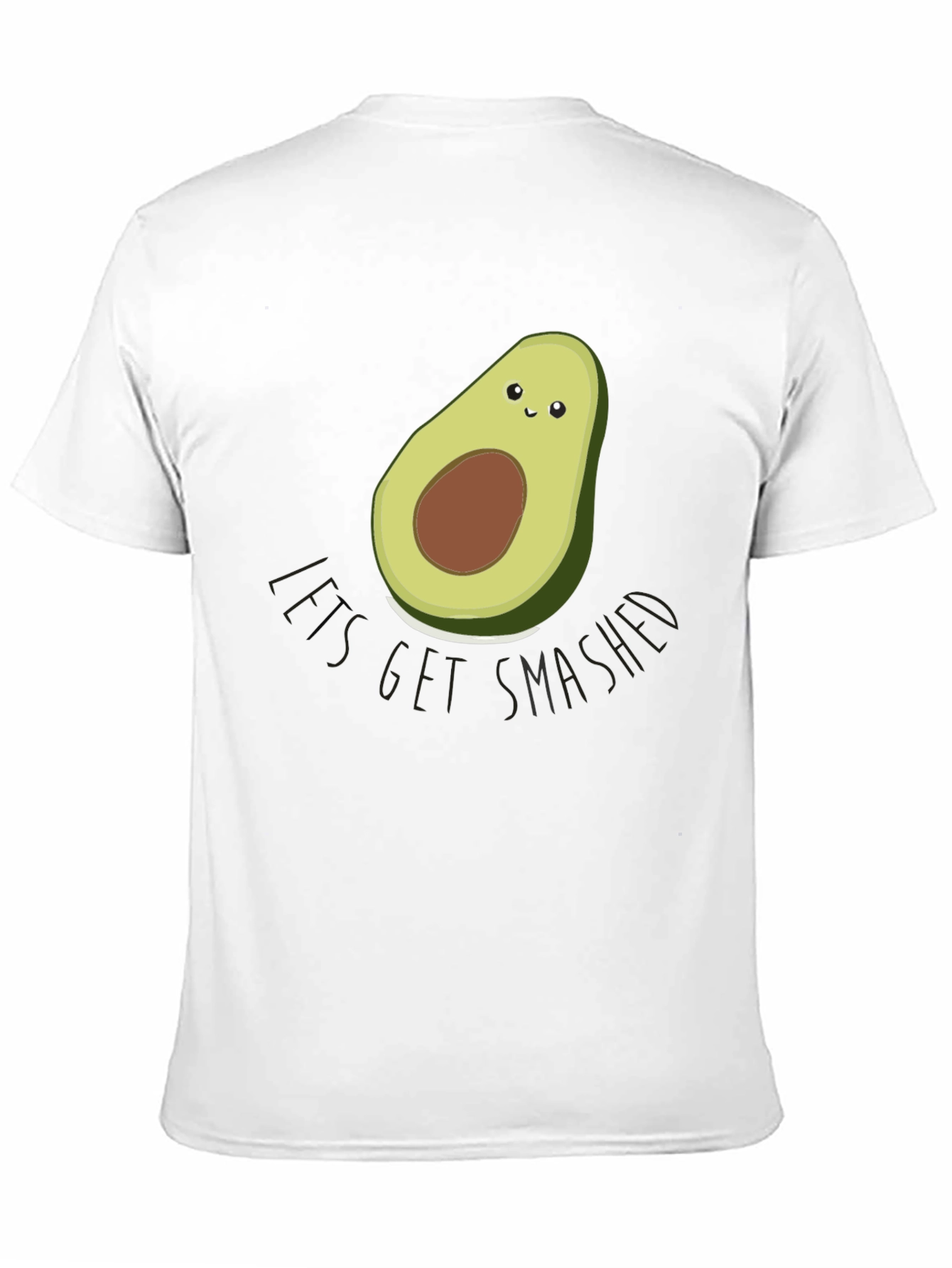 Avocado Lets Get Smashed Graphic T-Shirt