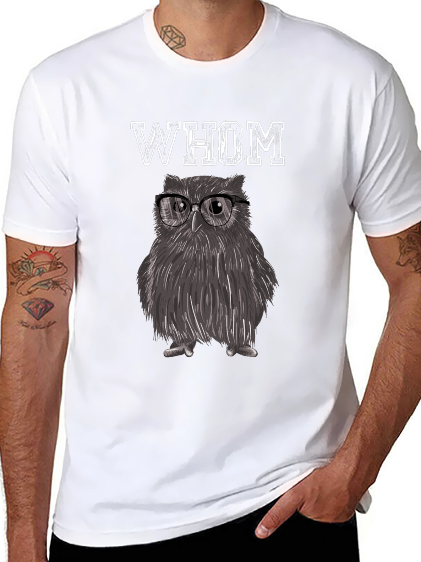 Whom Owl Graphic T-Shirt