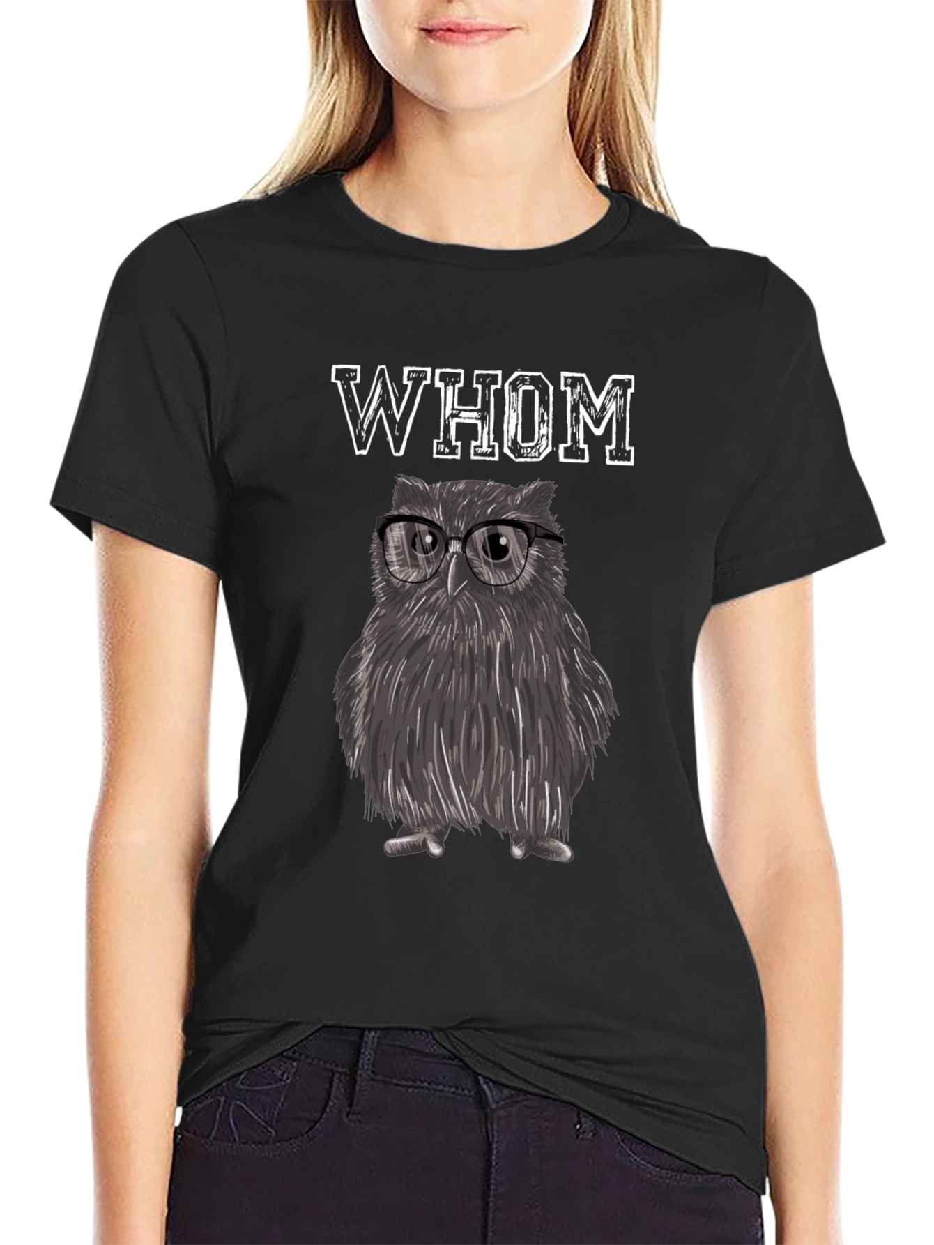 Whom Owl Graphic T-Shirt