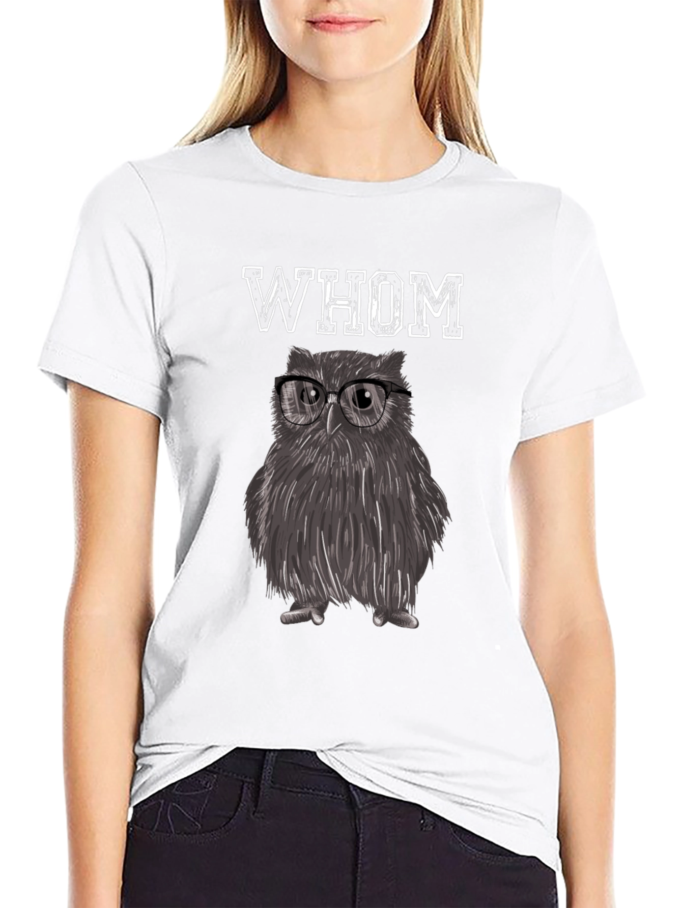 Whom Owl Graphic T-Shirt