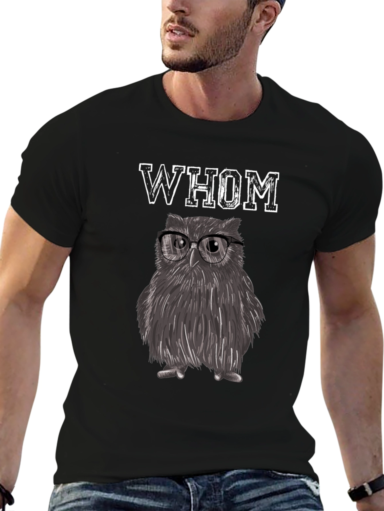 Whom Owl Graphic T-Shirt
