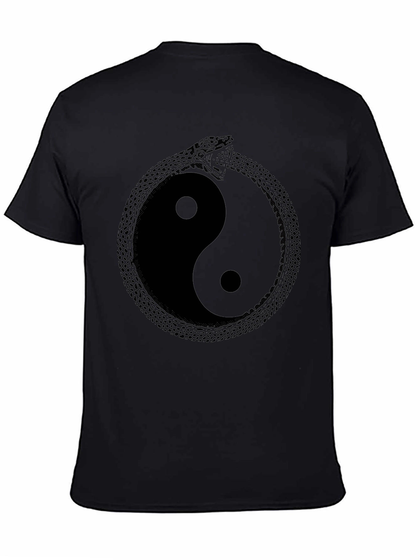 Yin Yang Ouroboros Graphic Tee