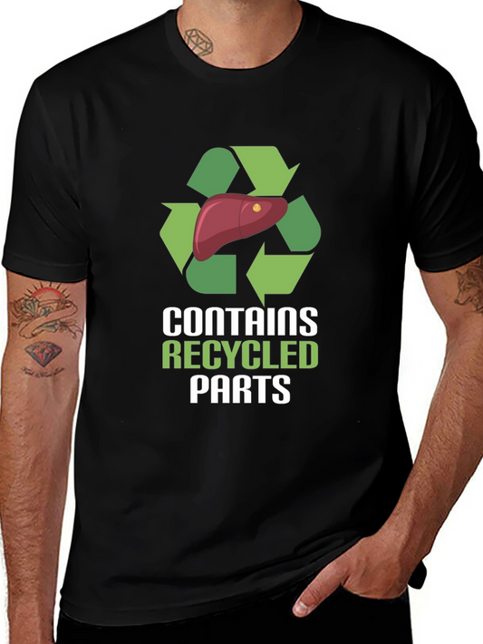 Recycled Parts Liver T-Shirt - Novelty Graphic Tee
