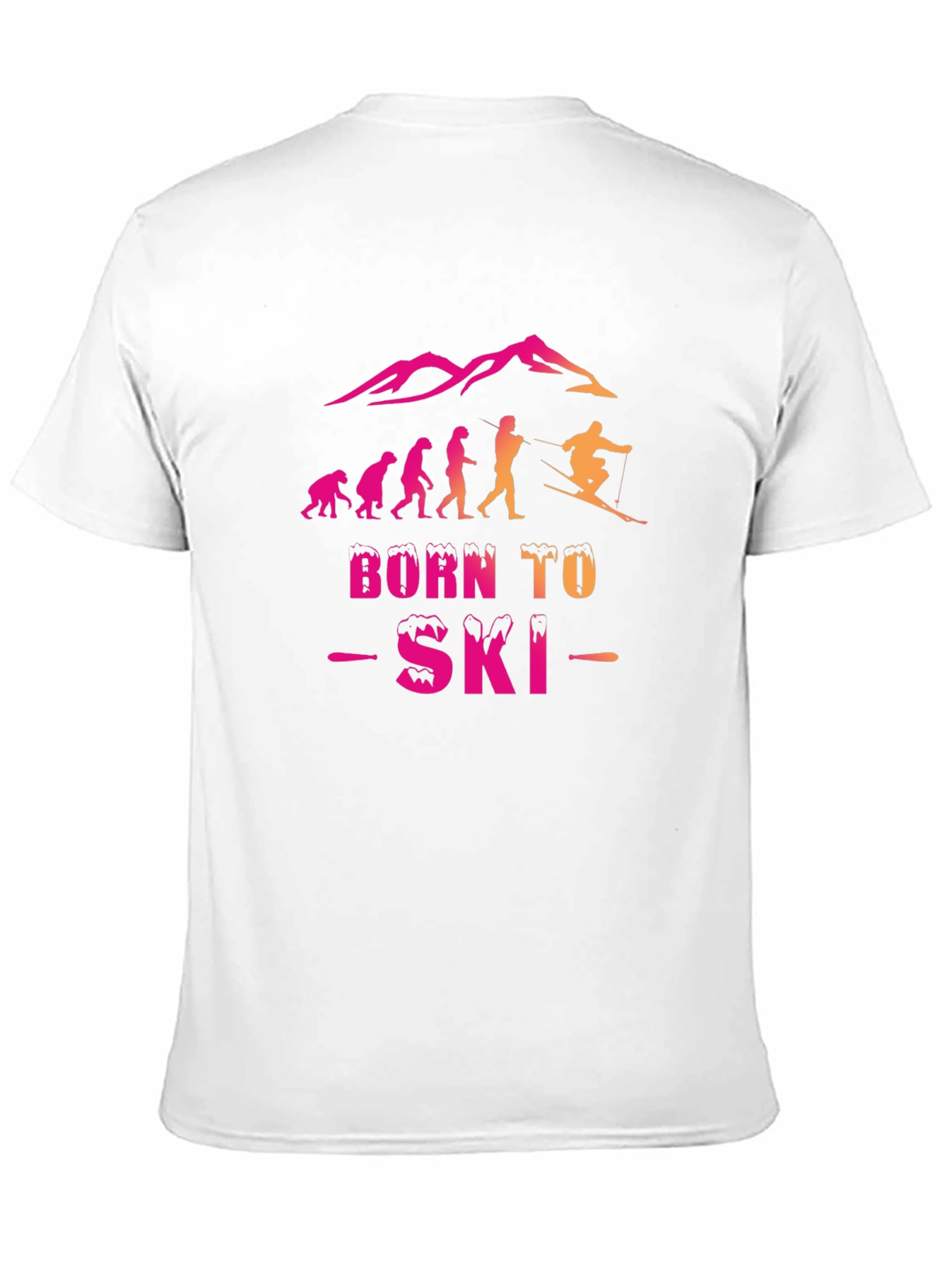 Born to Ski Evolution Graphic Tee
