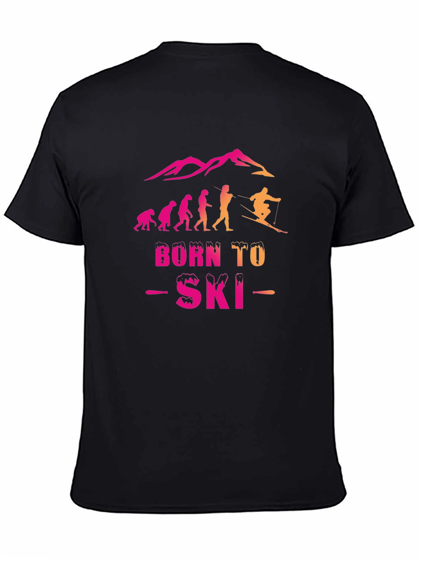 Born to Ski Evolution Graphic Tee