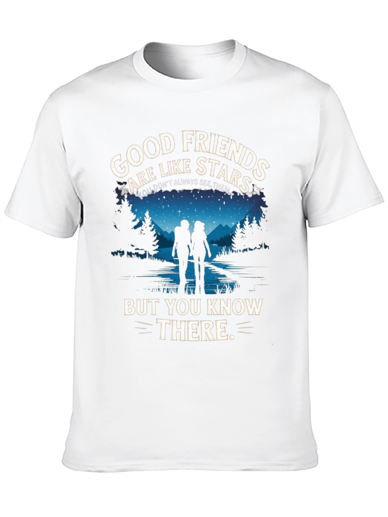 Good Friends Are Like Stars Graphic T-Shirt