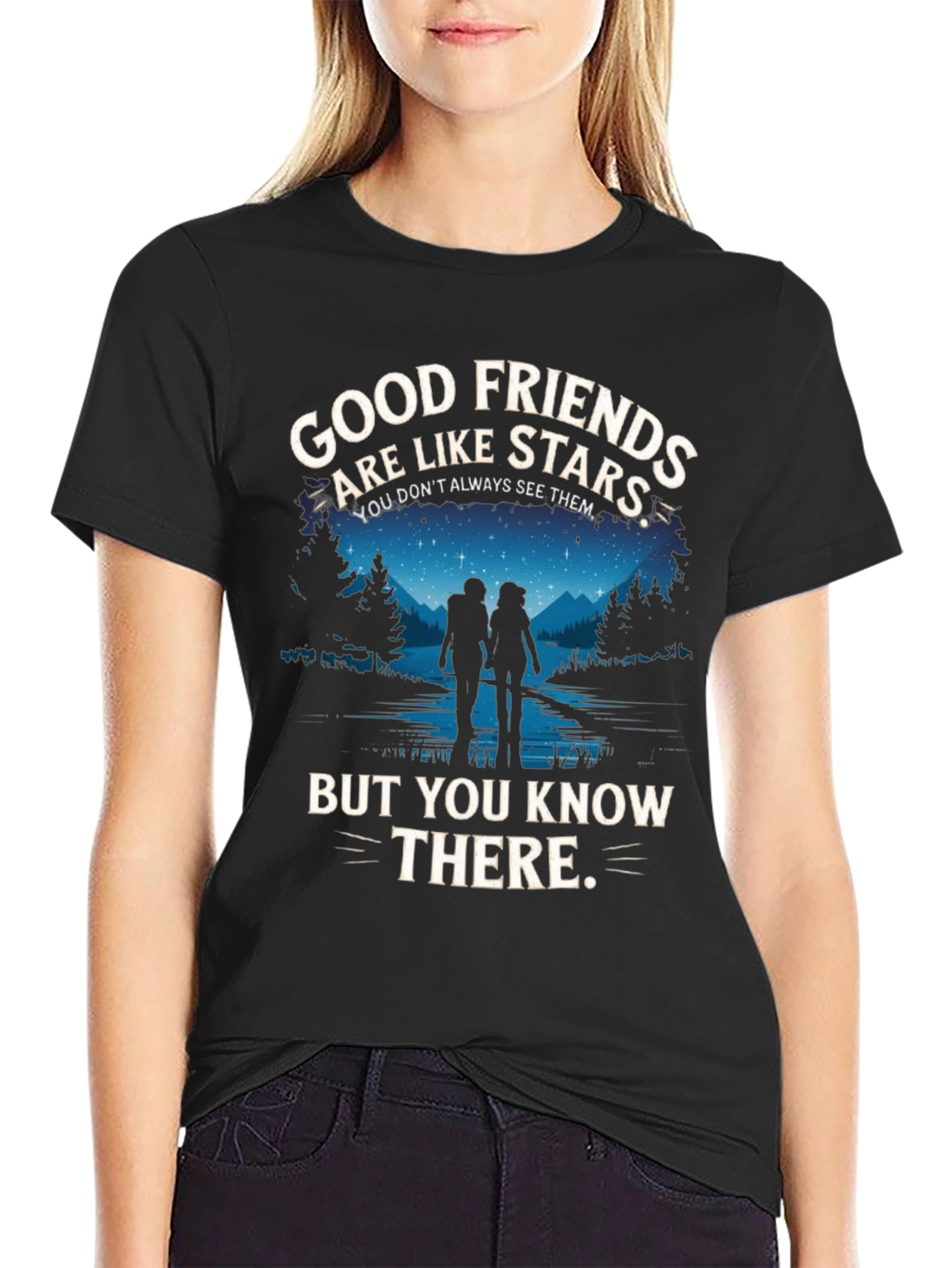 Good Friends Are Like Stars Graphic T-Shirt