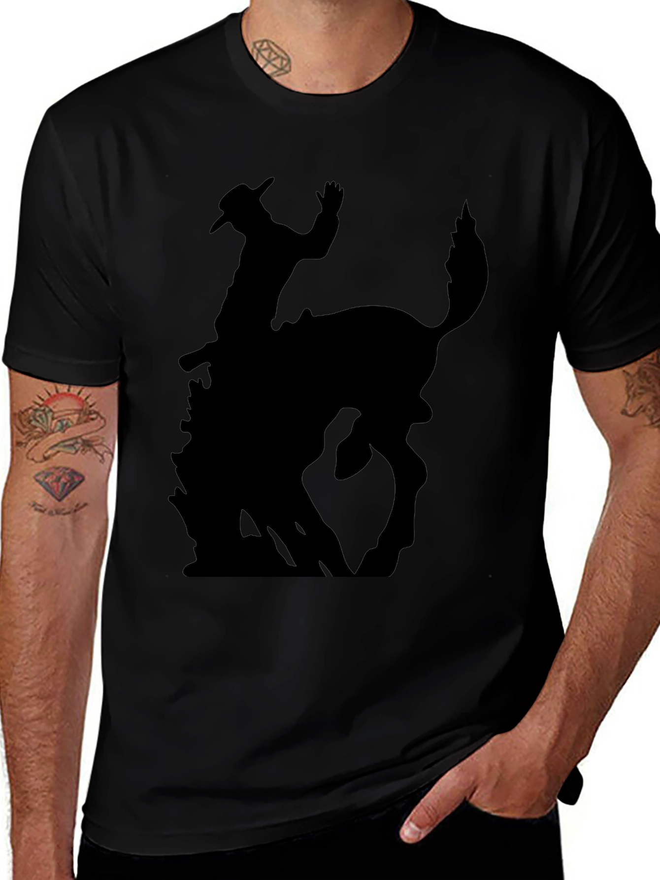 Cowboy Silhouette Graphic Tee