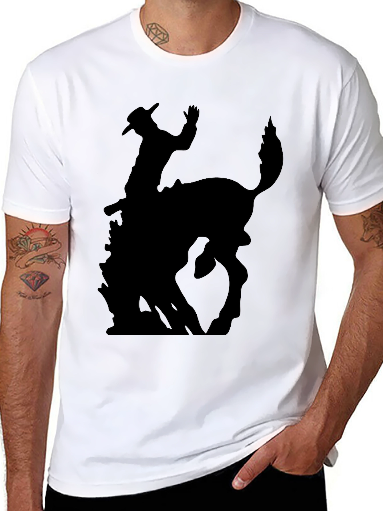 Cowboy Silhouette Graphic Tee