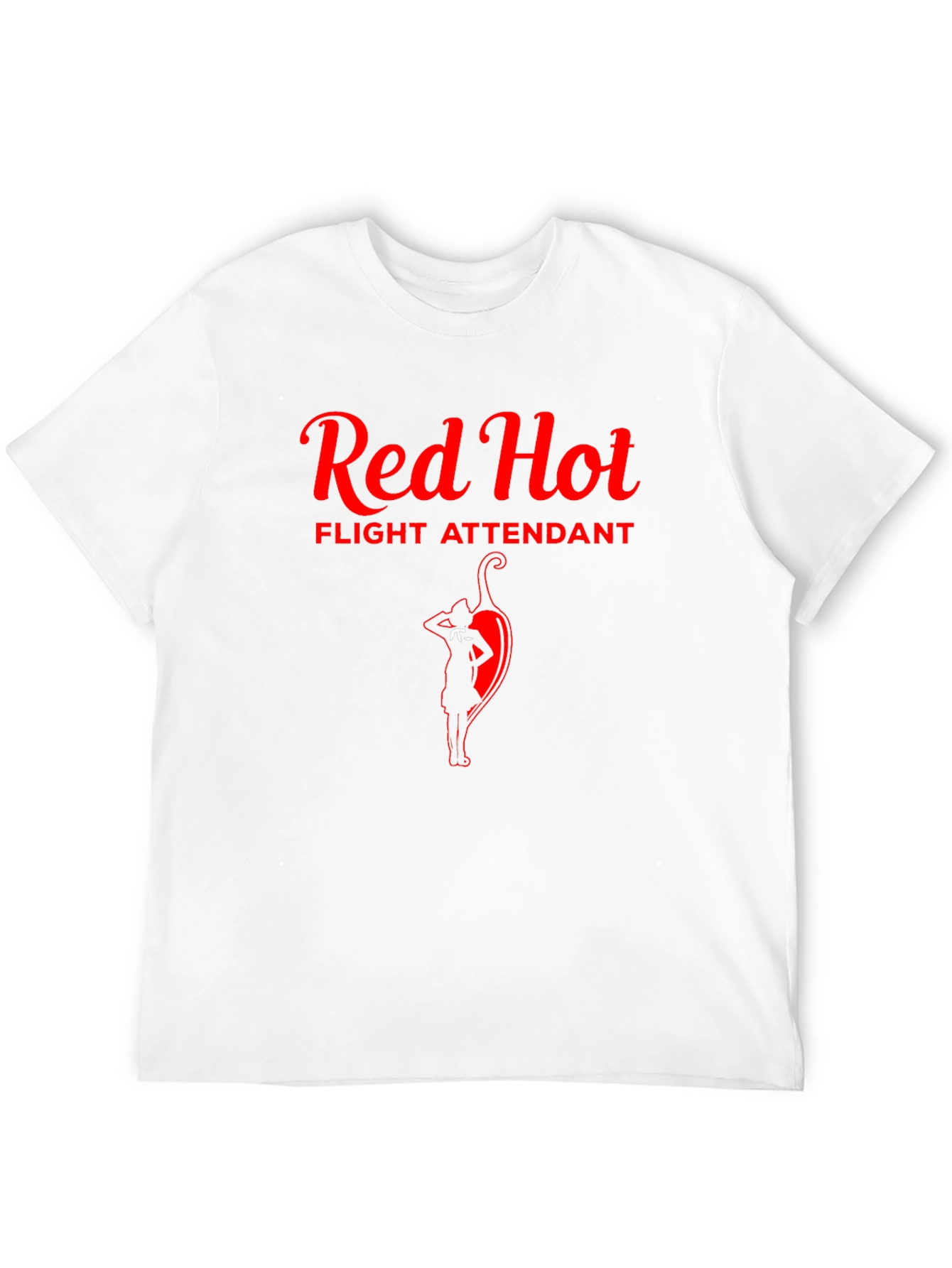 Red Hot Flight Attendant Graphic Tee