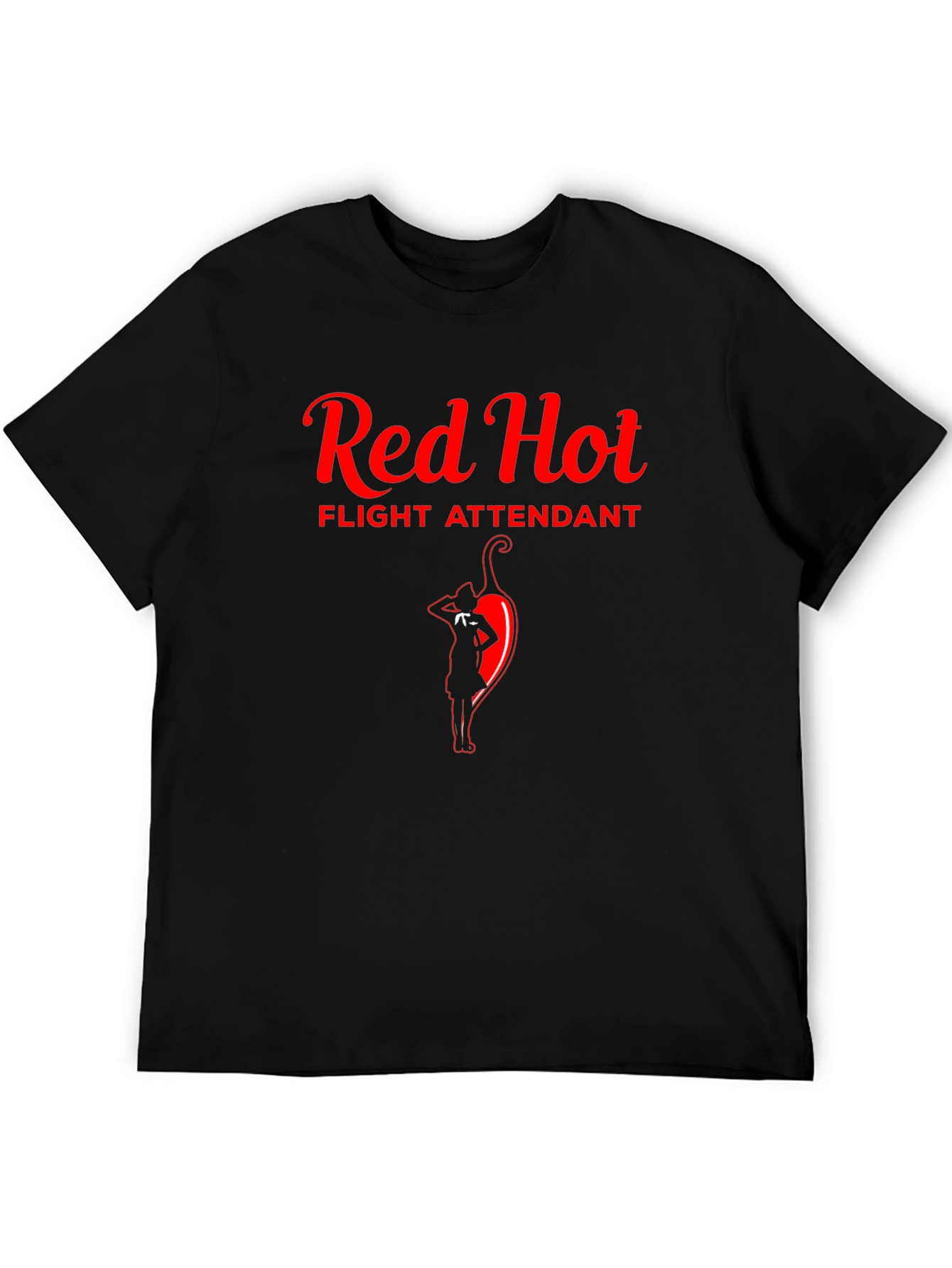 Red Hot Flight Attendant Graphic Tee