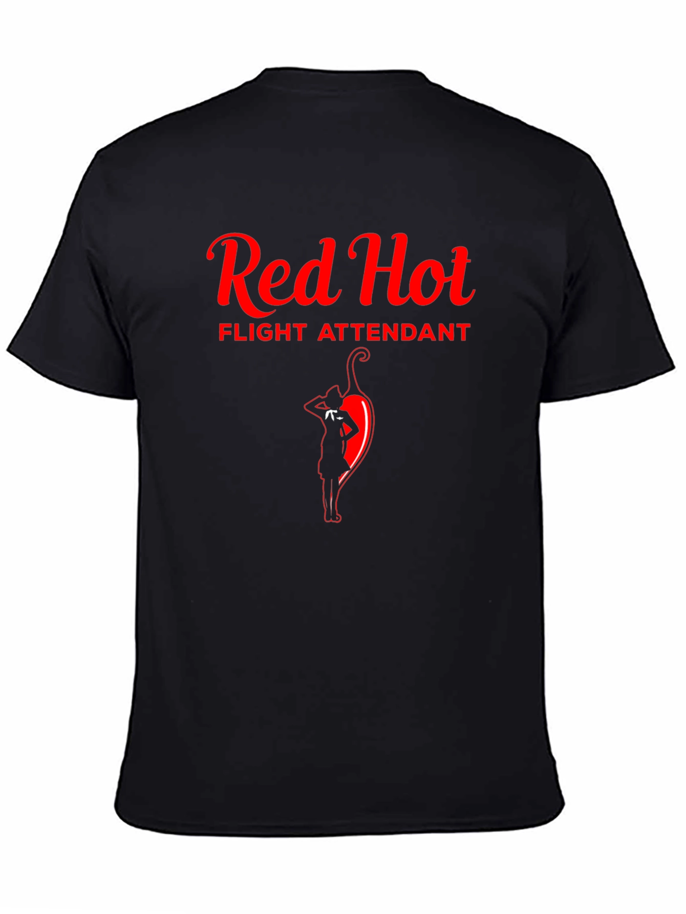 Red Hot Flight Attendant Graphic Tee