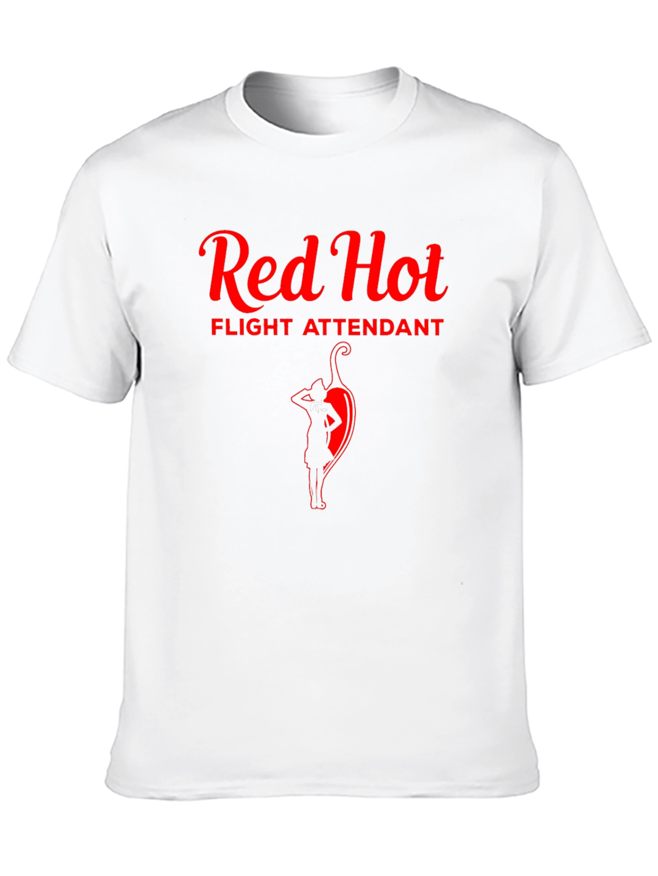 Red Hot Flight Attendant Graphic Tee