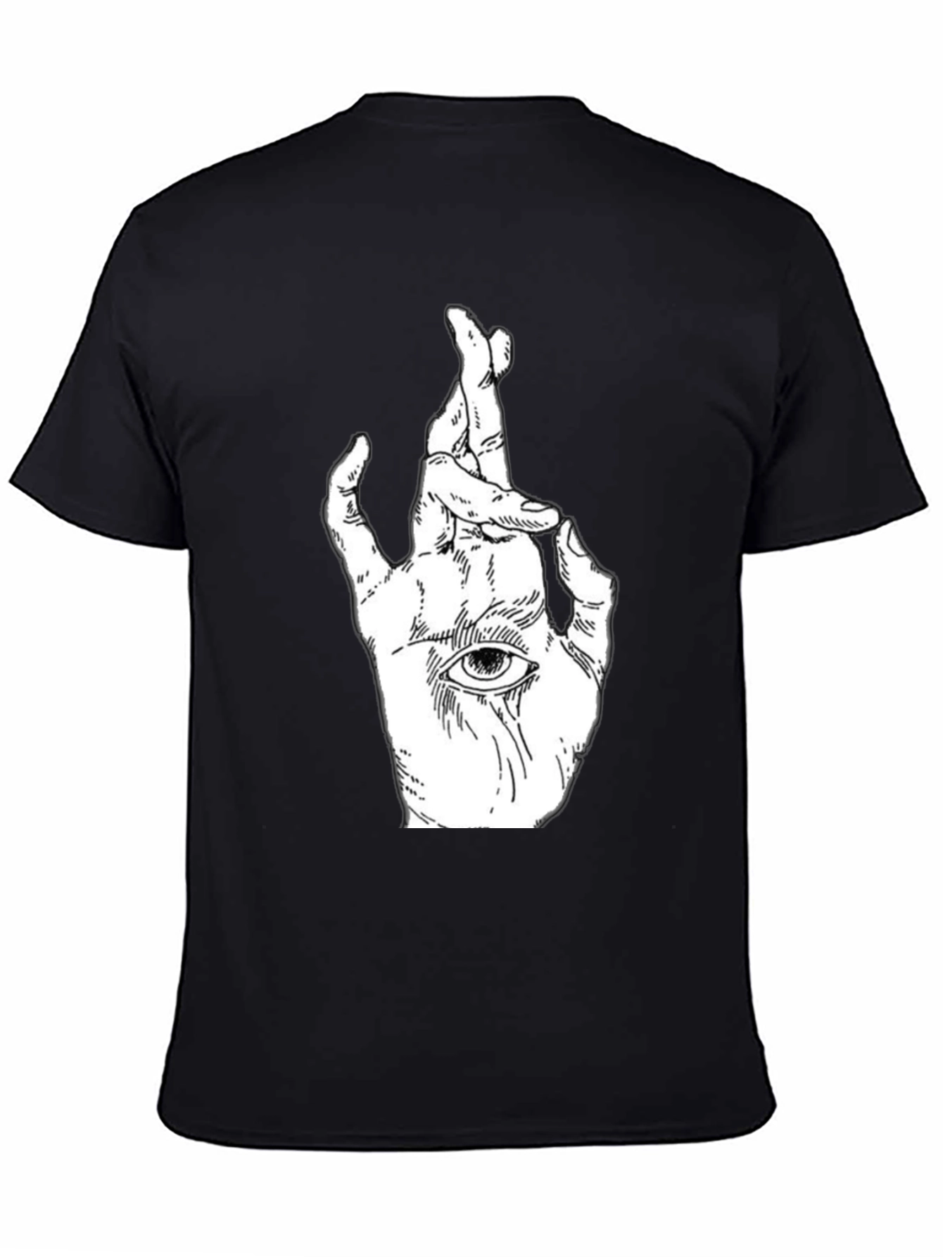 Mystic Hand Graphic Tee - Unisex Black T-Shirt