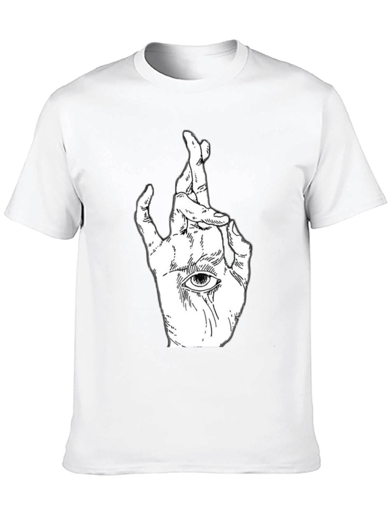 Mystic Hand Graphic Tee - Unisex Black T-Shirt