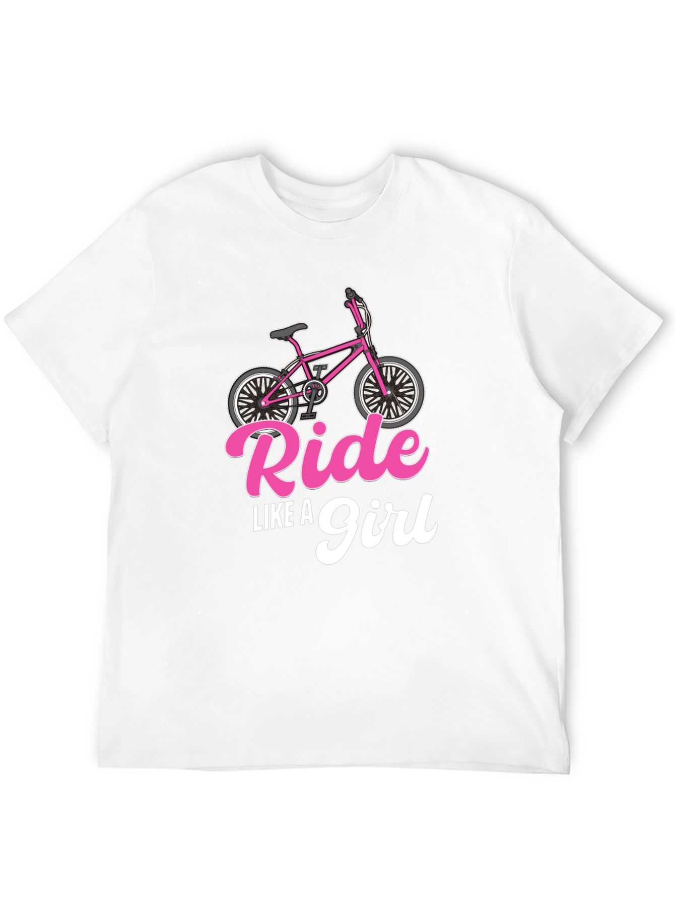 Ride Like A Girl Black T-Shirt
