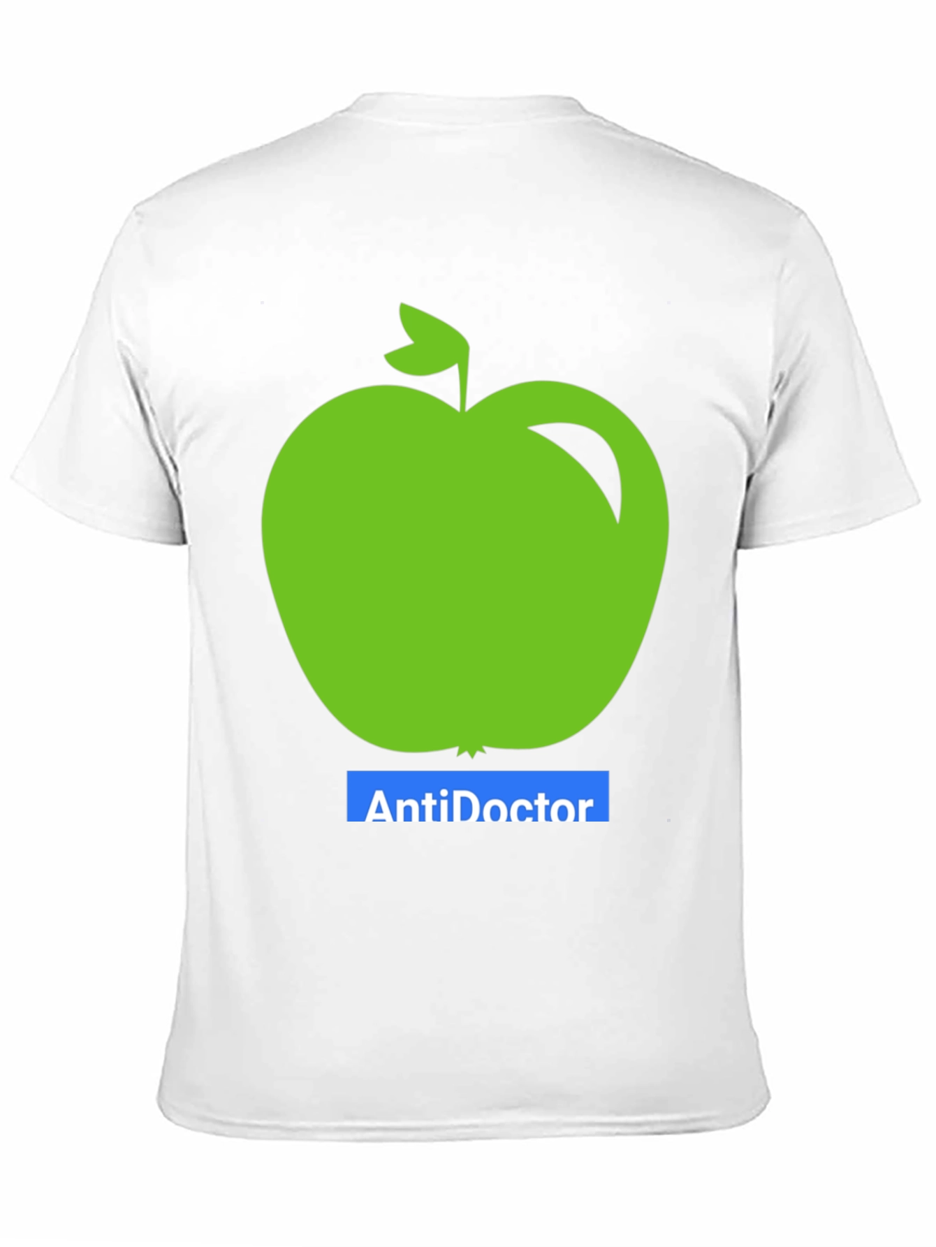 Anti-Doctor Apple Graphic Tee - Black Unisex T-Shirt