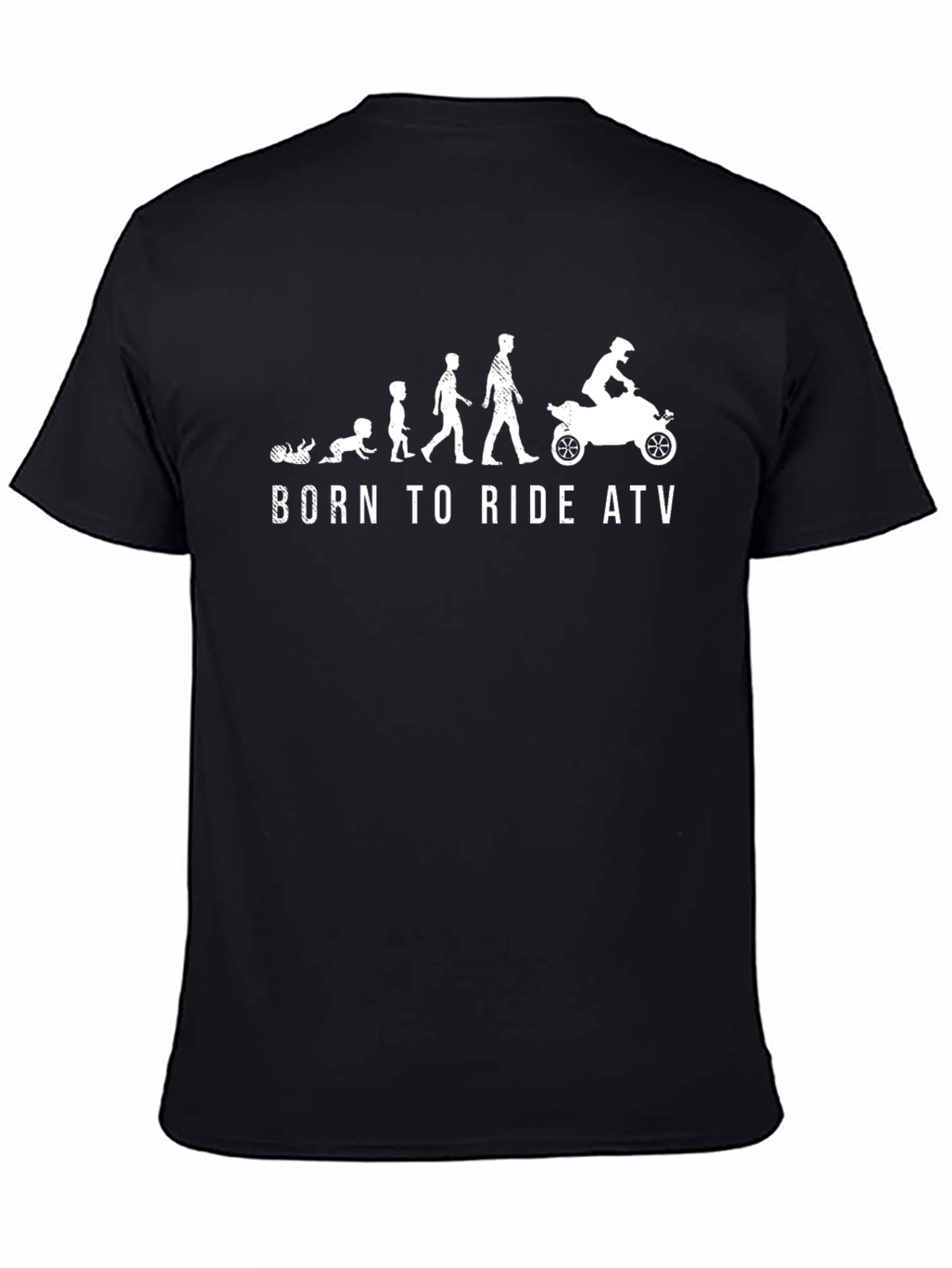 Born to Ride ATV T-Shirt - Evolution Design