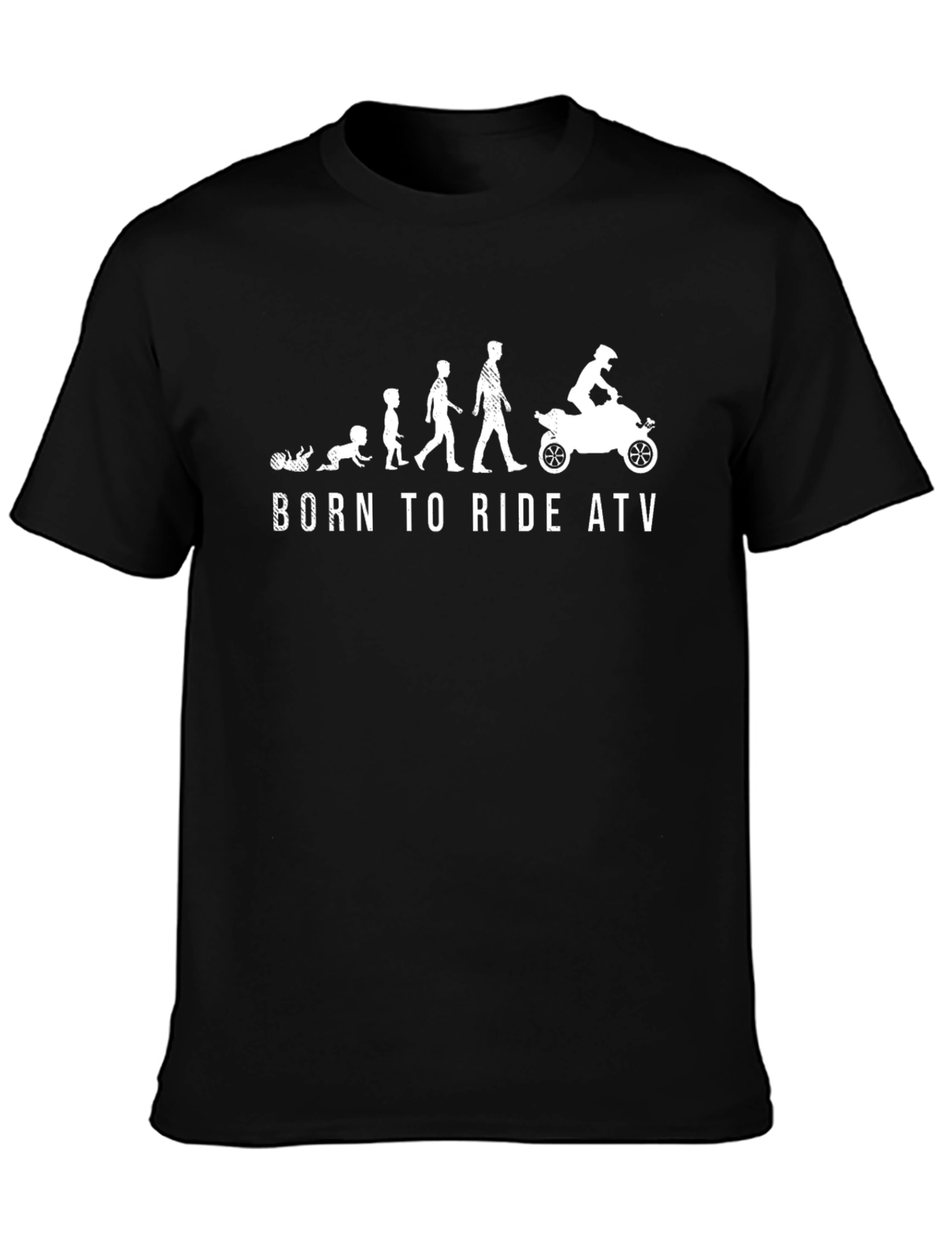 Born to Ride ATV T-Shirt - Evolution Design
