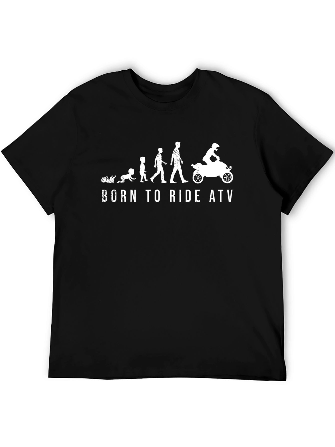 Born to Ride ATV T-Shirt - Evolution Design