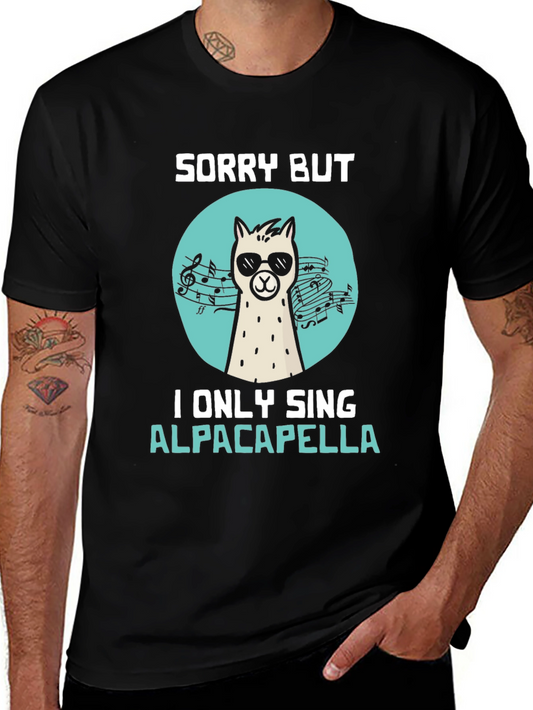 Alpaca-pella T-Shirt: Funny Music Lover Tee