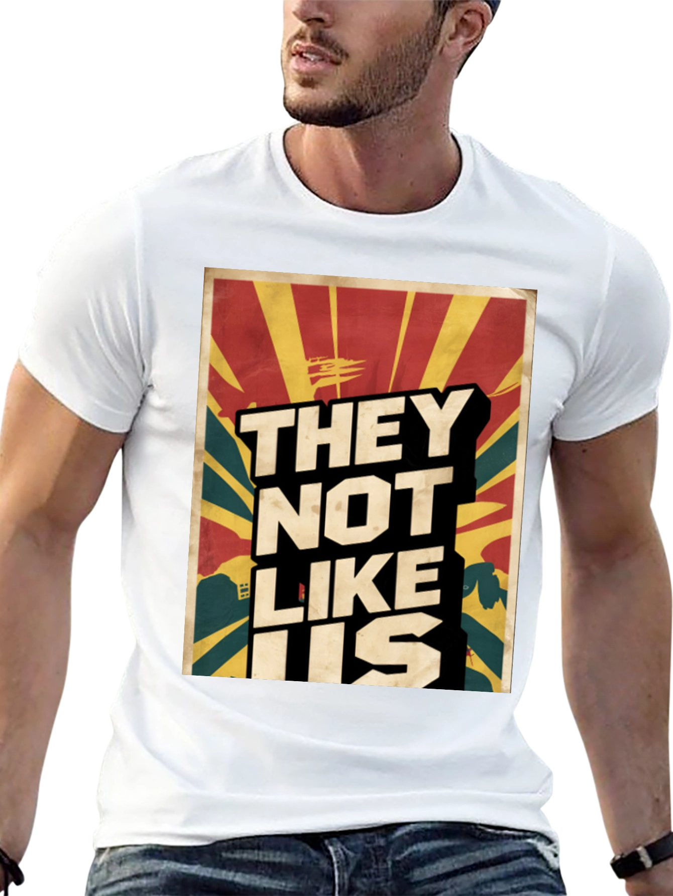 They Not Like Us Graphic Tee - Black