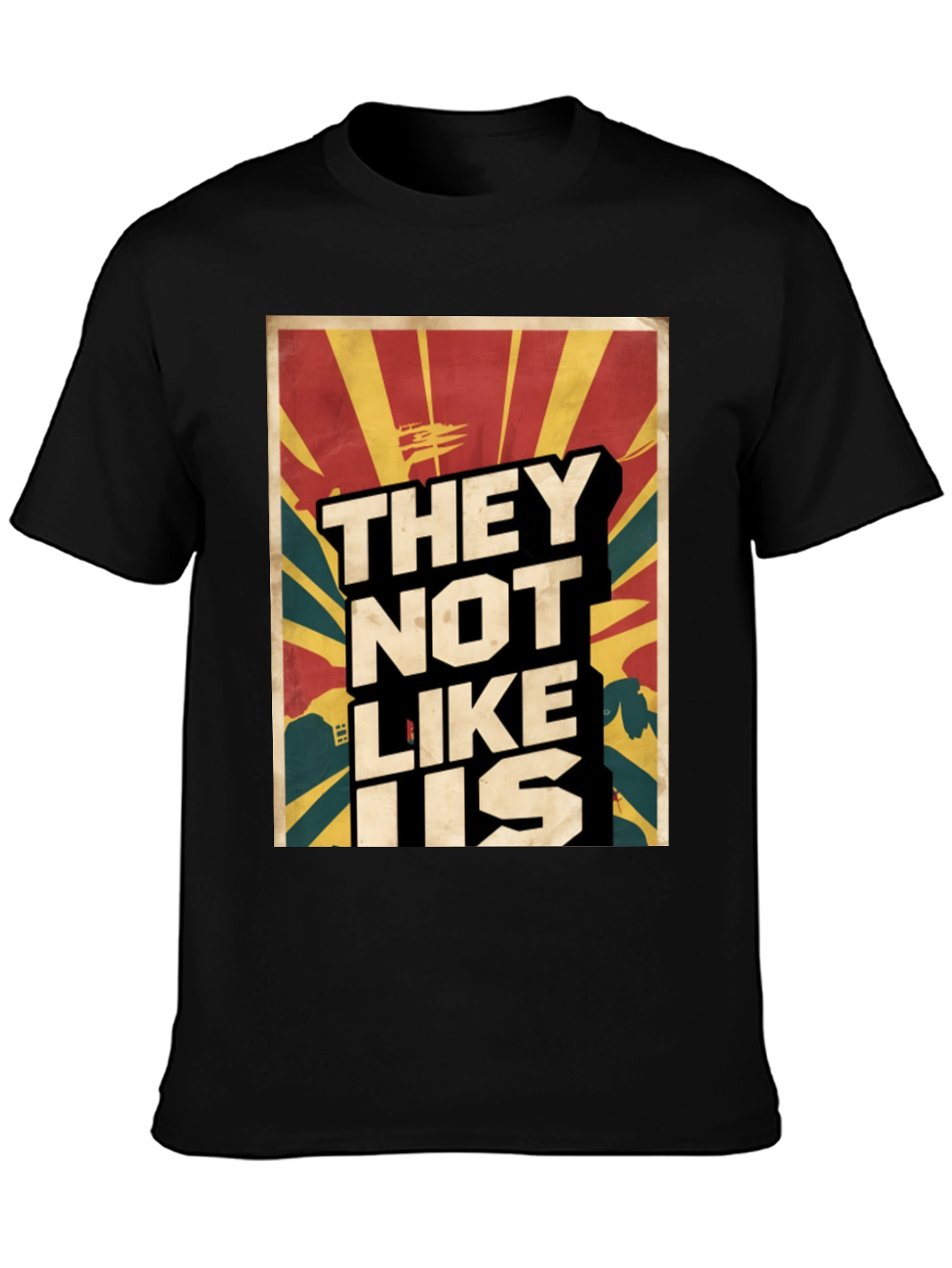 They Not Like Us Graphic Tee - Black