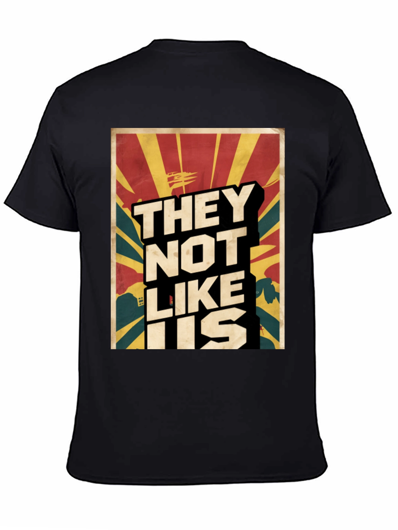 They Not Like Us Graphic Tee - Black