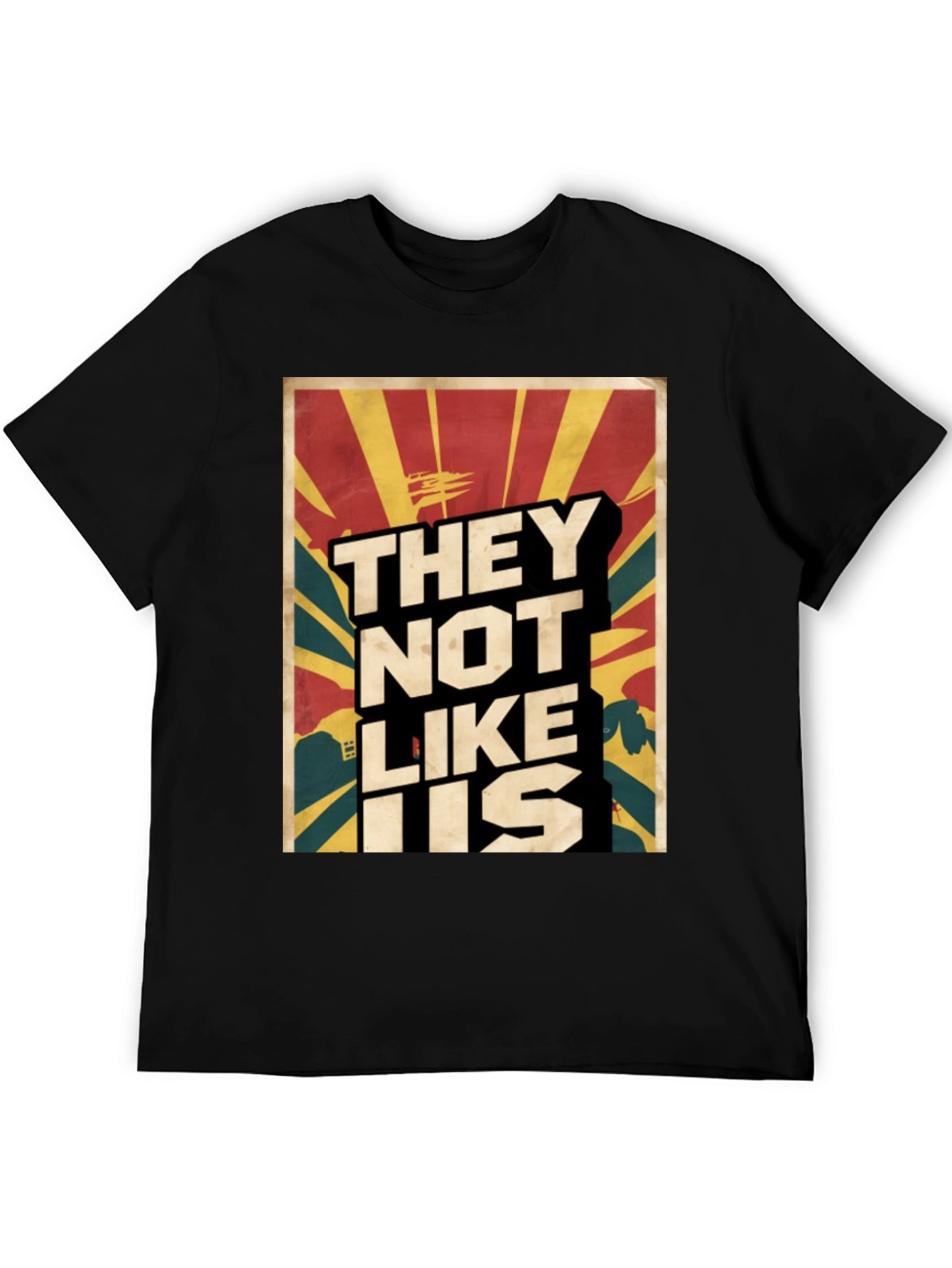 They Not Like Us Graphic Tee - Black