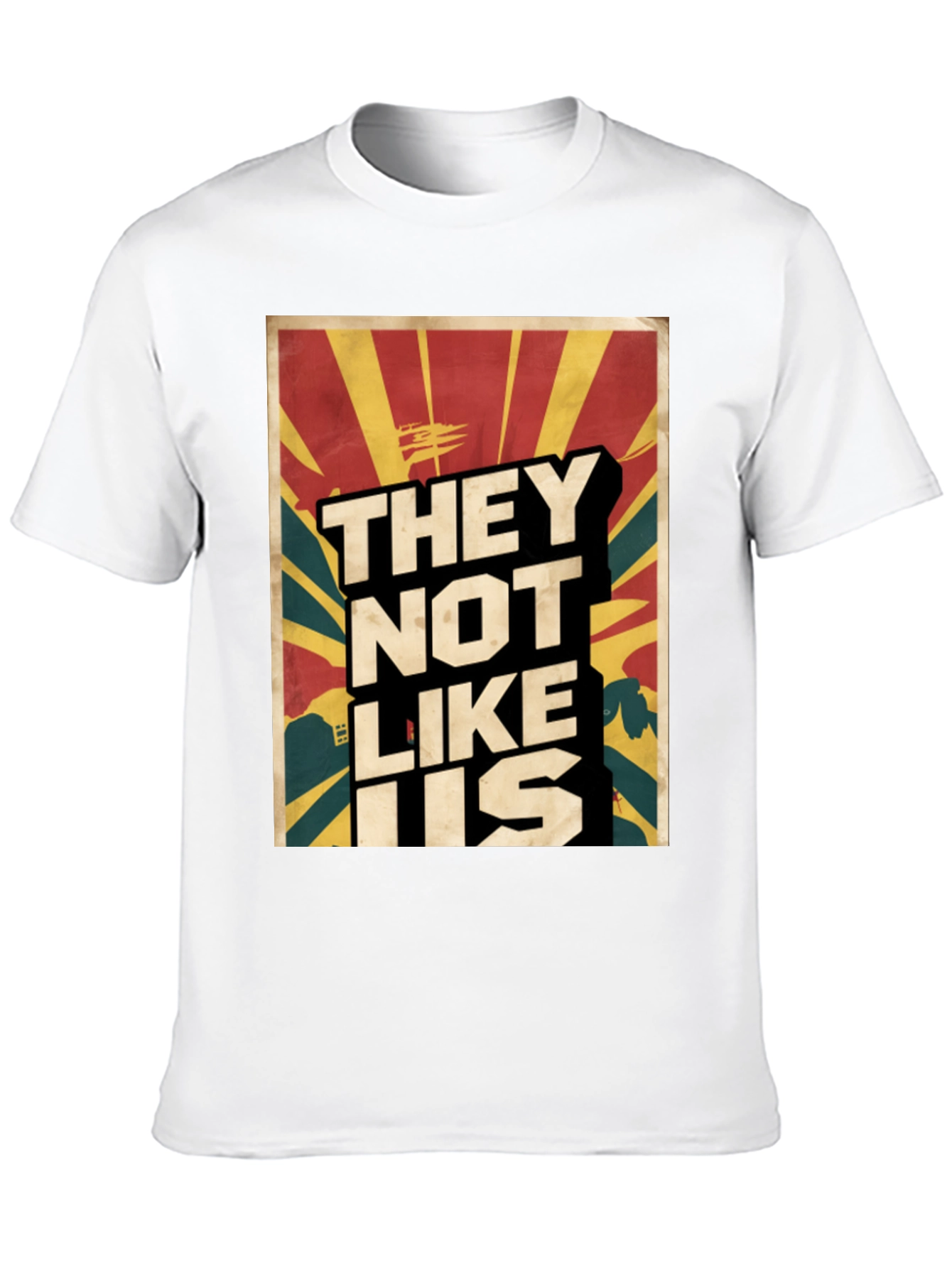 They Not Like Us Graphic Tee - Black