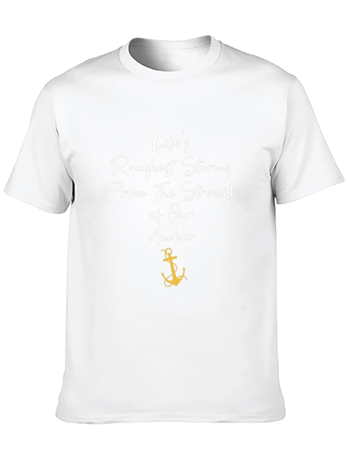 Inspirational Anchor T-Shirt: Strength in Storms
