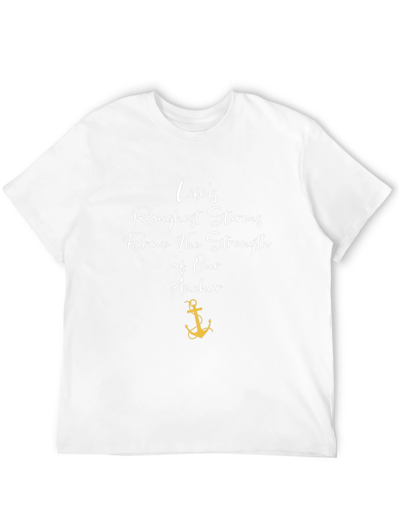 Inspirational Anchor T-Shirt: Strength in Storms